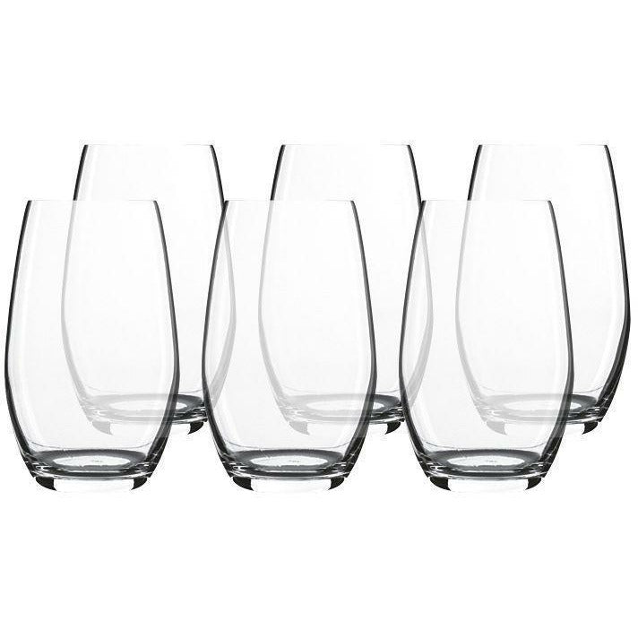 Luigi Bormioli Palace Beer Glass/Long Drink Glass, Set Of 6