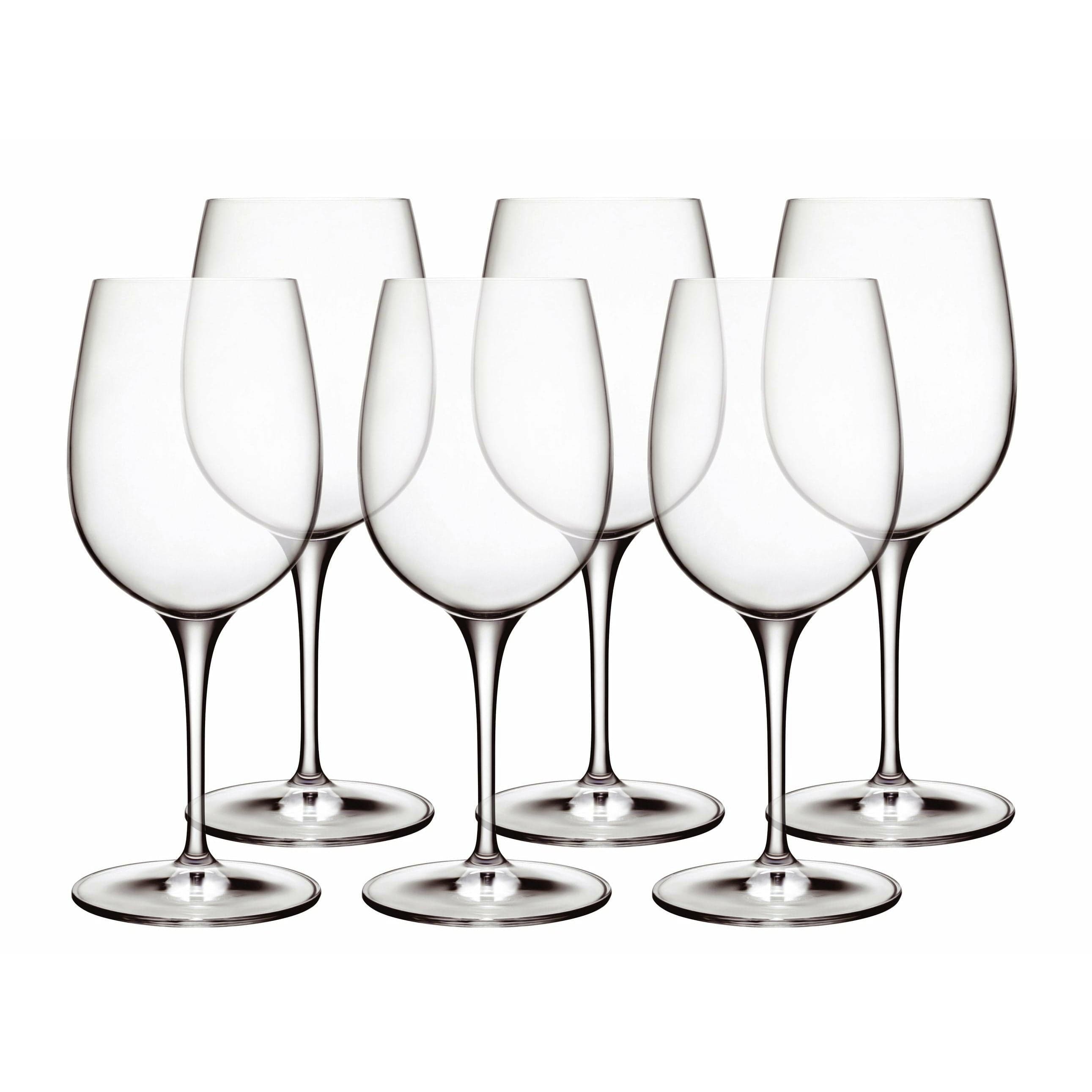 Luigi Bormioli Palace Red Wine Glass 365 Cl, Set Of 6