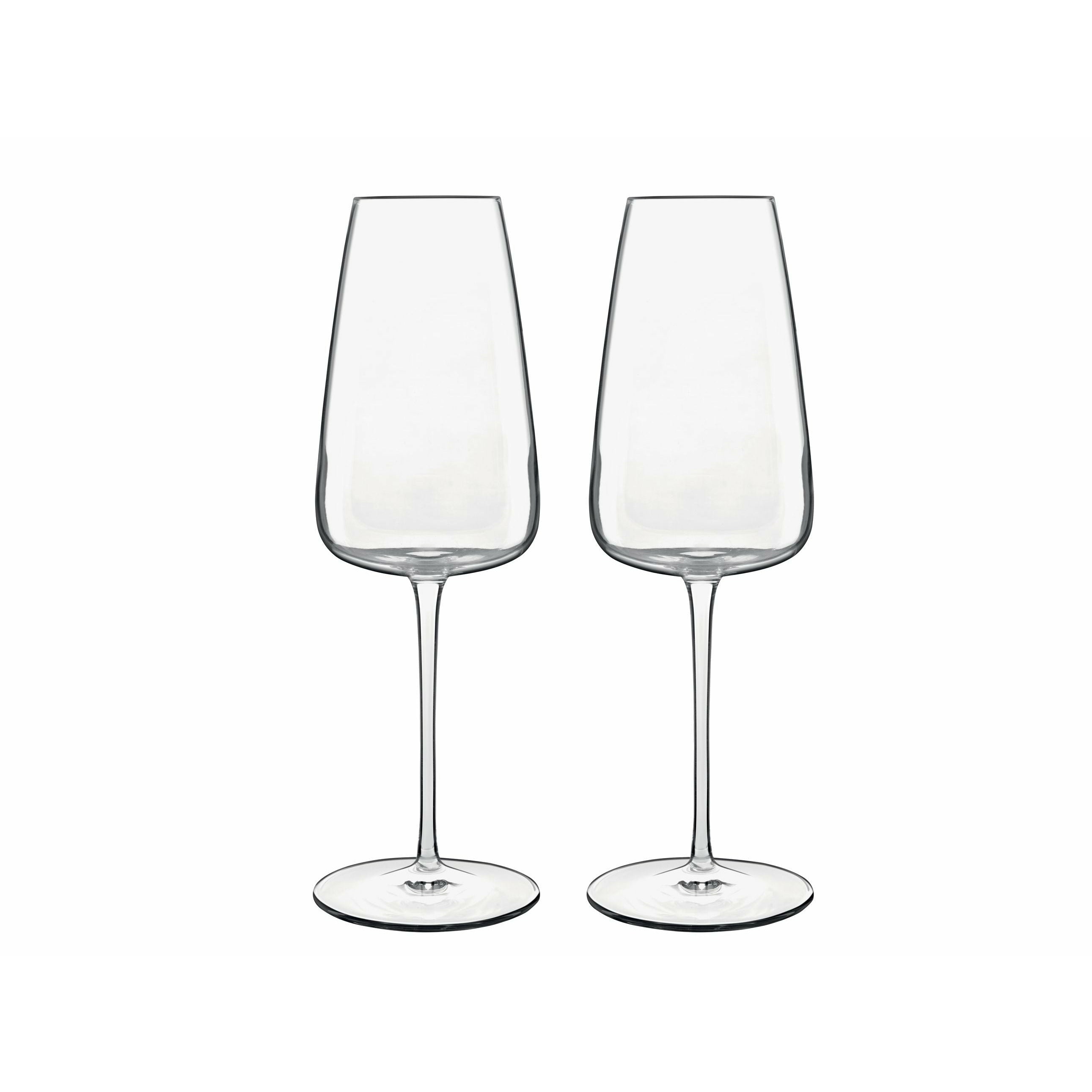 Luigi Bormioli talismano champagne glas, 2 stycken