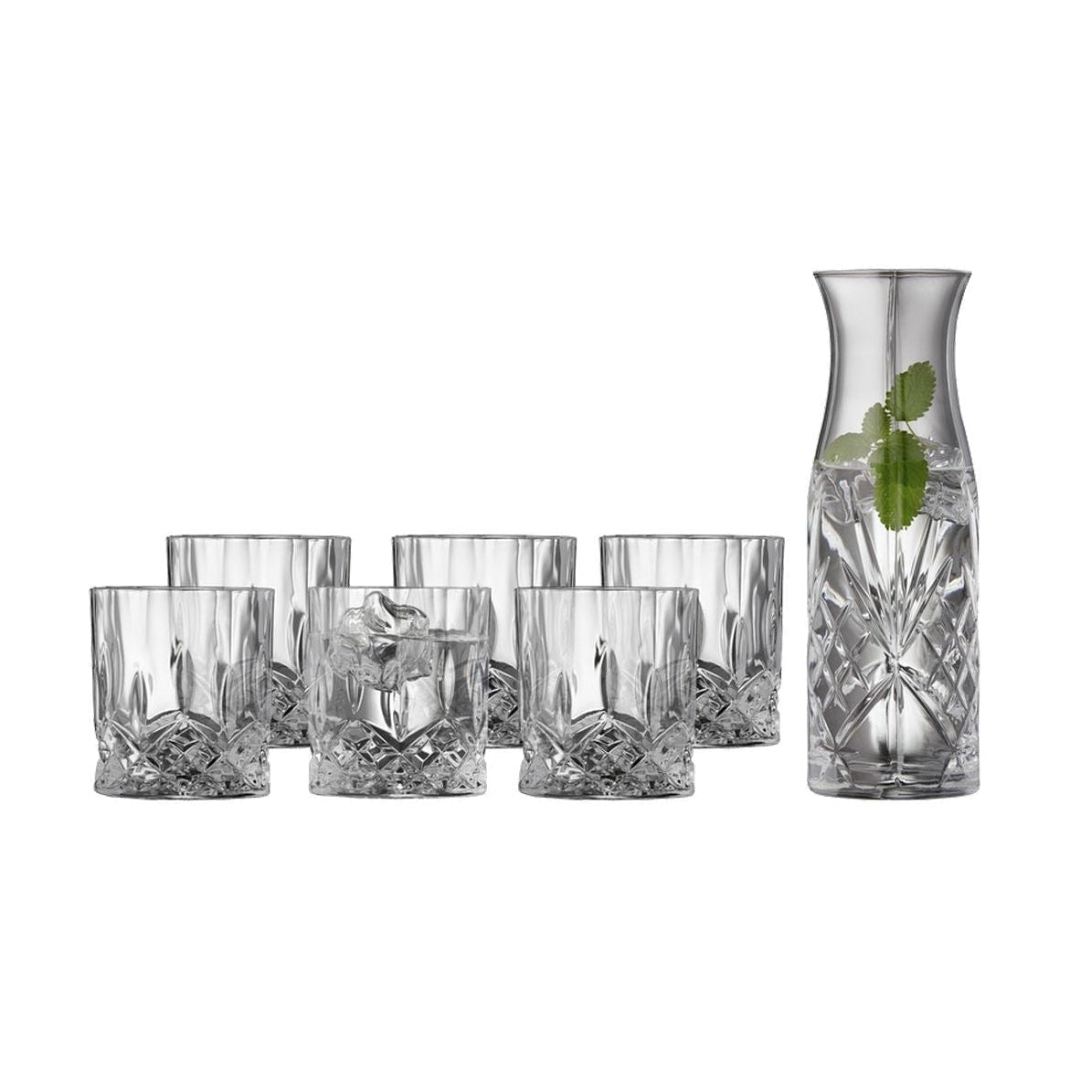 [product_category]-Lyngby Glas Krystal Glass Set 6 Lounge Glasses 31 Cl + 1 Carafe 1 L-Lyngby Glas-5722000126096-12609-LYN-6