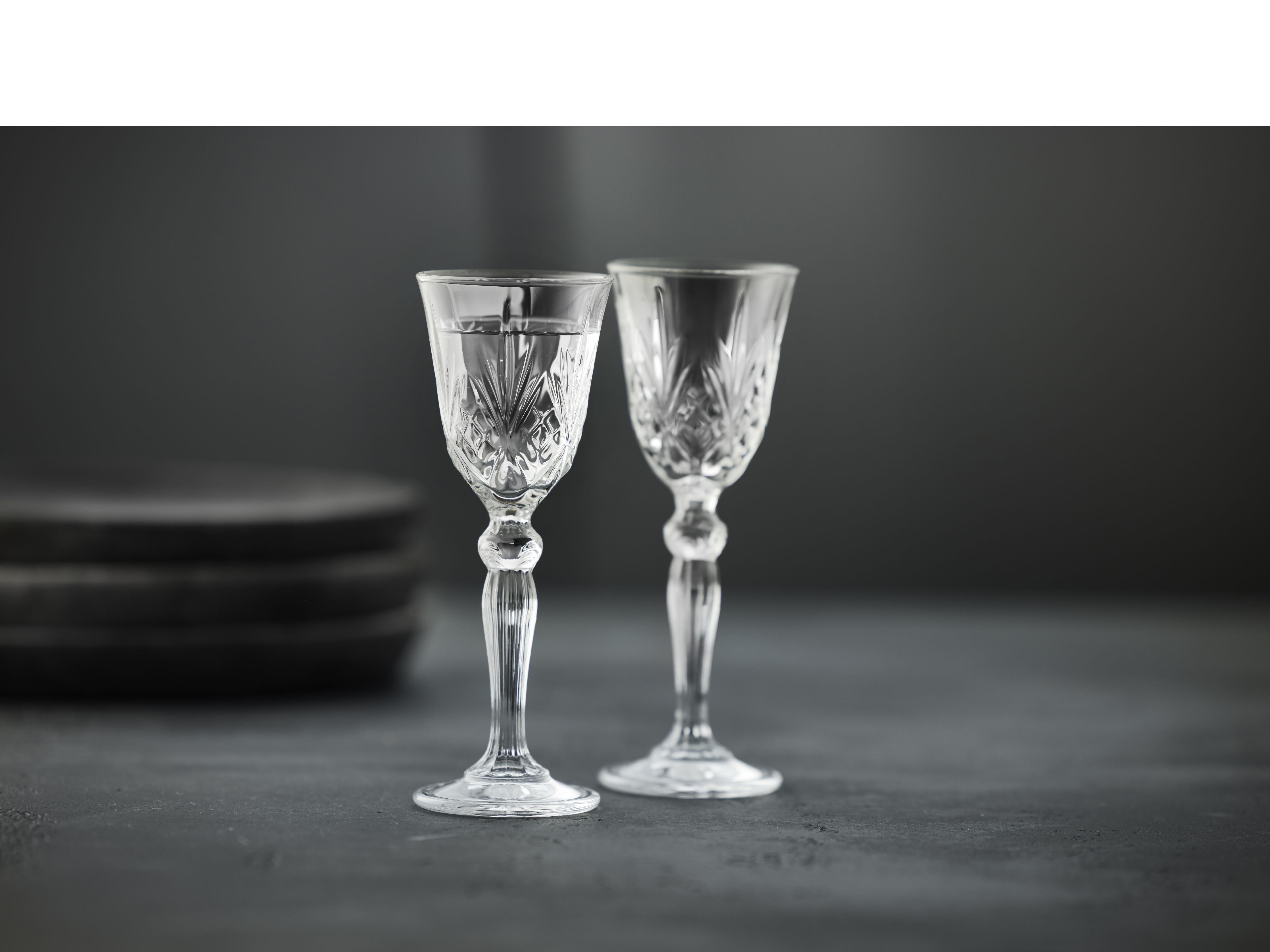 [product_category]-Lyngby Glas Krystal Melodia Aquavit Glass 5 Cl 4 Pcs-Lyngby Glas-5722000311331-31133-LYN-4