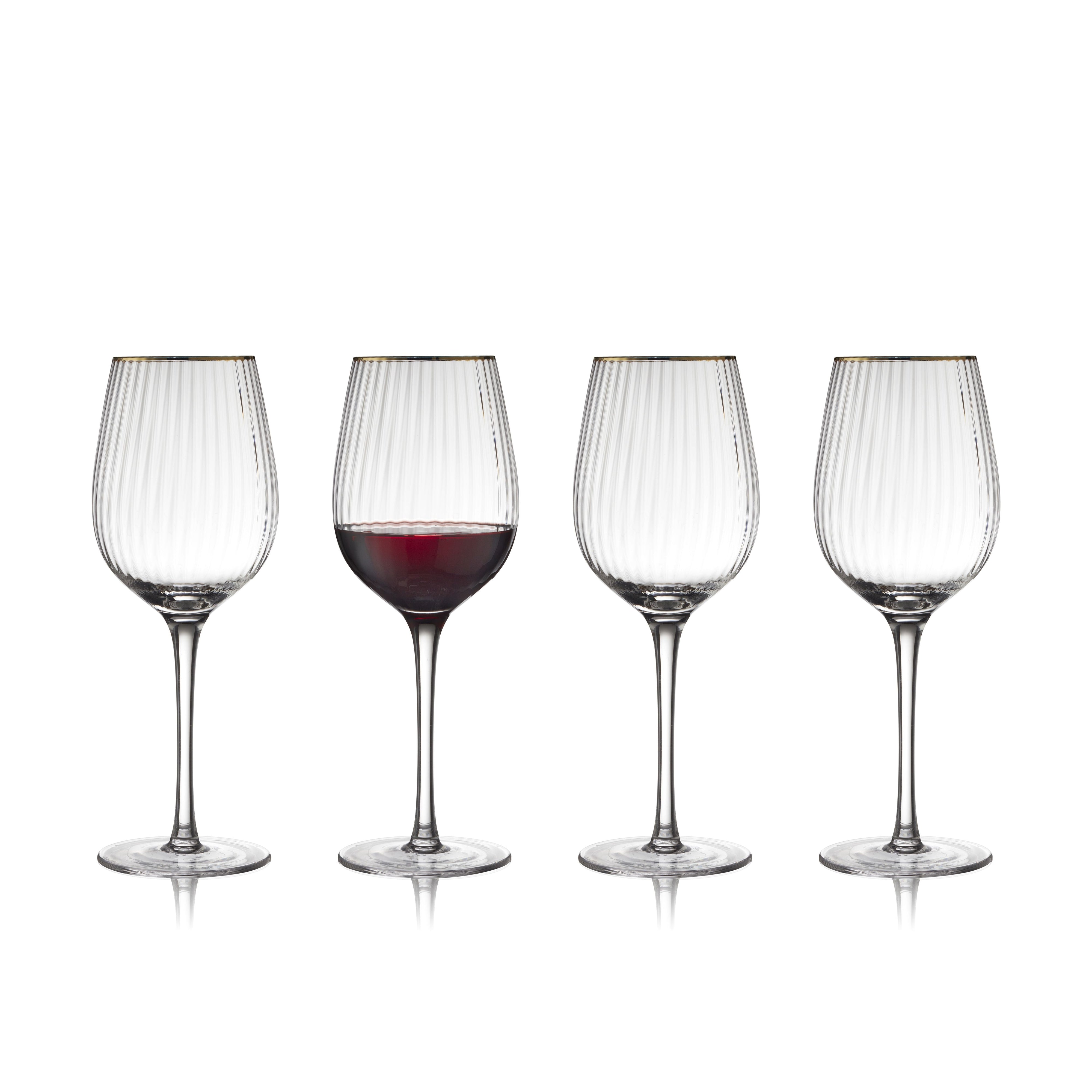 [product_category]-Lyngby Glas Palermo Gold Red Wine Glass 40 Cl 4 Pcs.-Lyngby Glas-5722000275794-27579-LYN-5