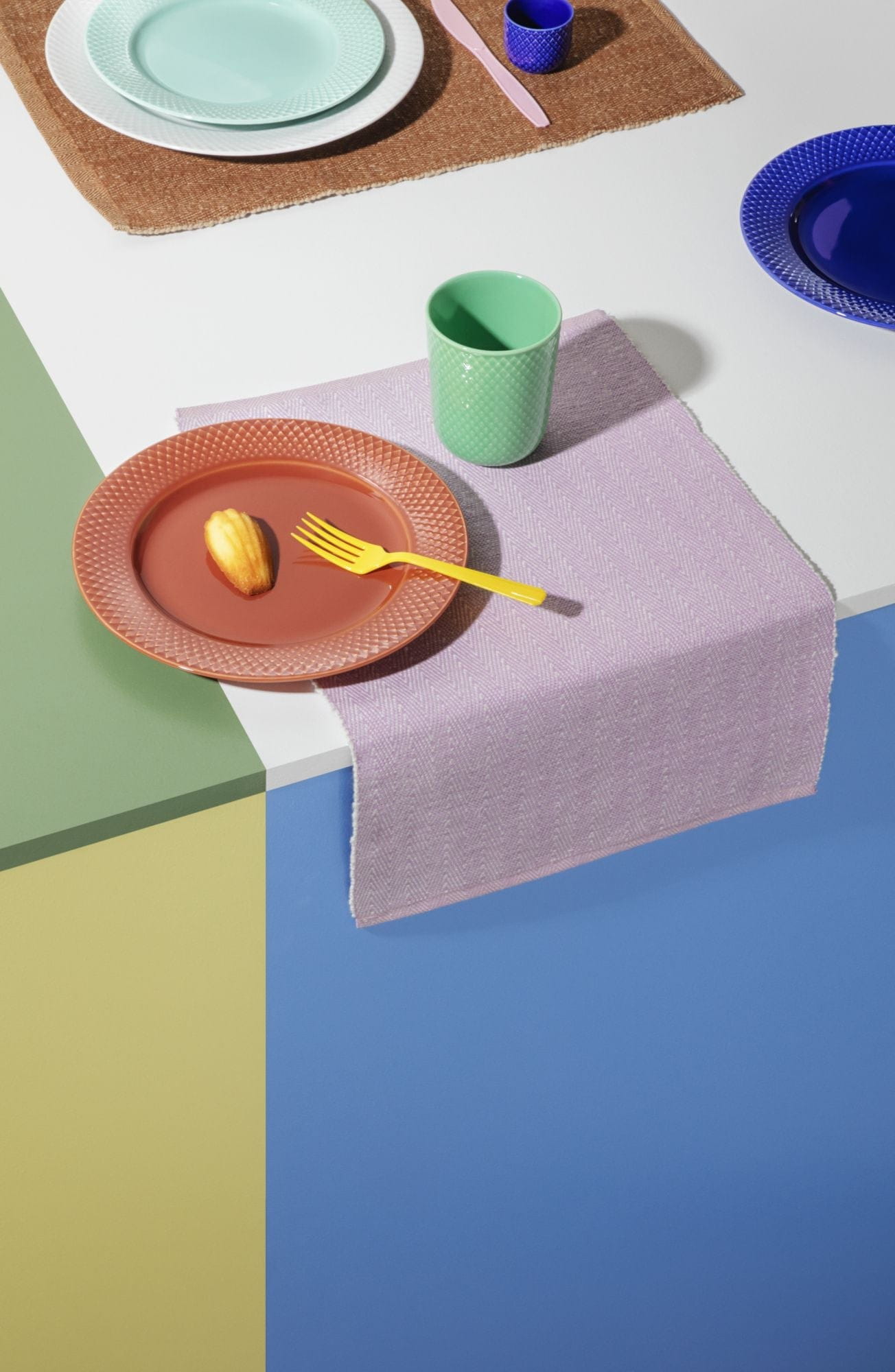 [product_category]-Lyngby Porcelæn Herringbone Placemat 43x30 Cm, Purple-Lyngby Porcelæn-5713397074398-607439-LYN-4