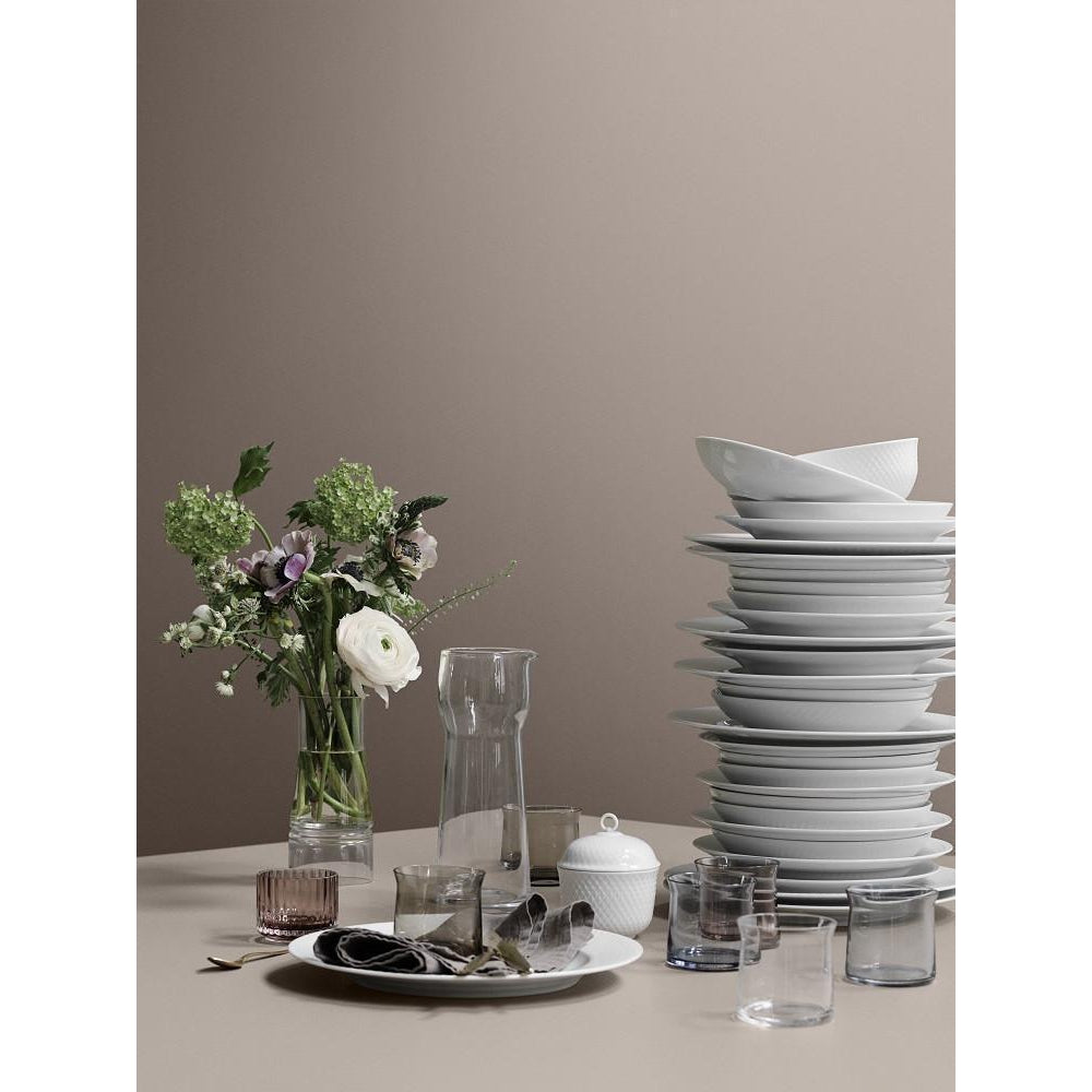 [product_category]-Lyngby Rhombe Sugar Bowl White, 8,5cm-Lyngby Porcelæn-5711507238333-201260-LYN-2
