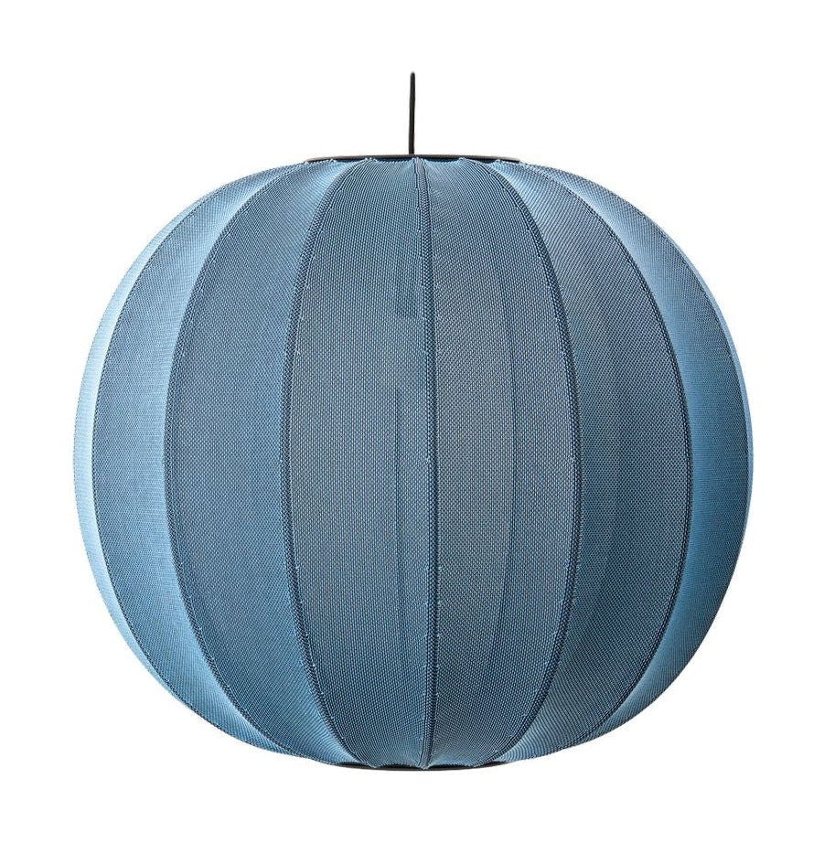 [product_category]-Made By Hand Knit Wit 60 Round Pendant Lamp, Blue Stone-Made by Hand-5710780600097-KW60 BS-MAD-1