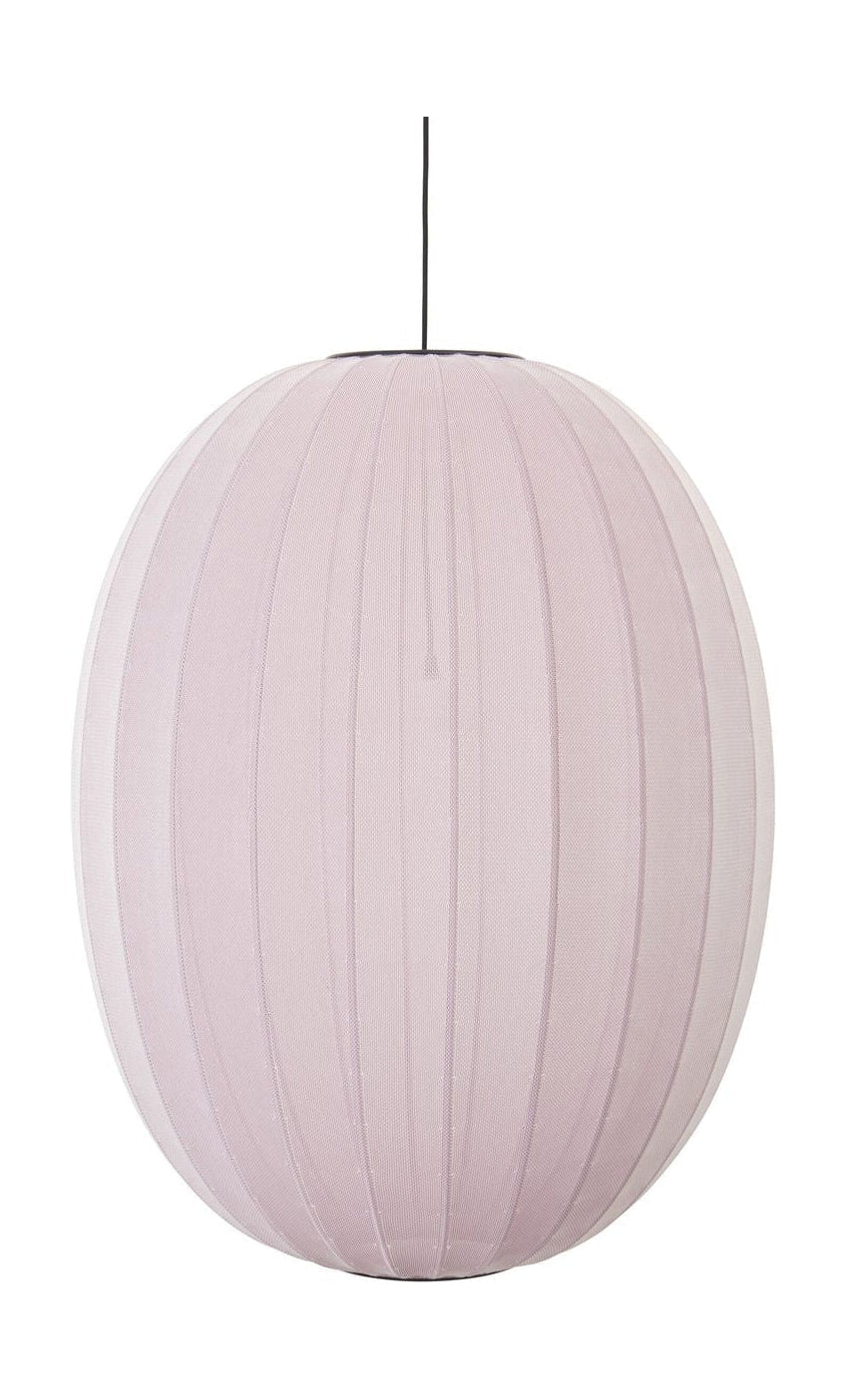 [product_category]-Made By Hand Knit Wit 65 High Oval Pendant Lamp, Light Pink-Made by Hand-5710780650030-KWH65 PI-MAD-1