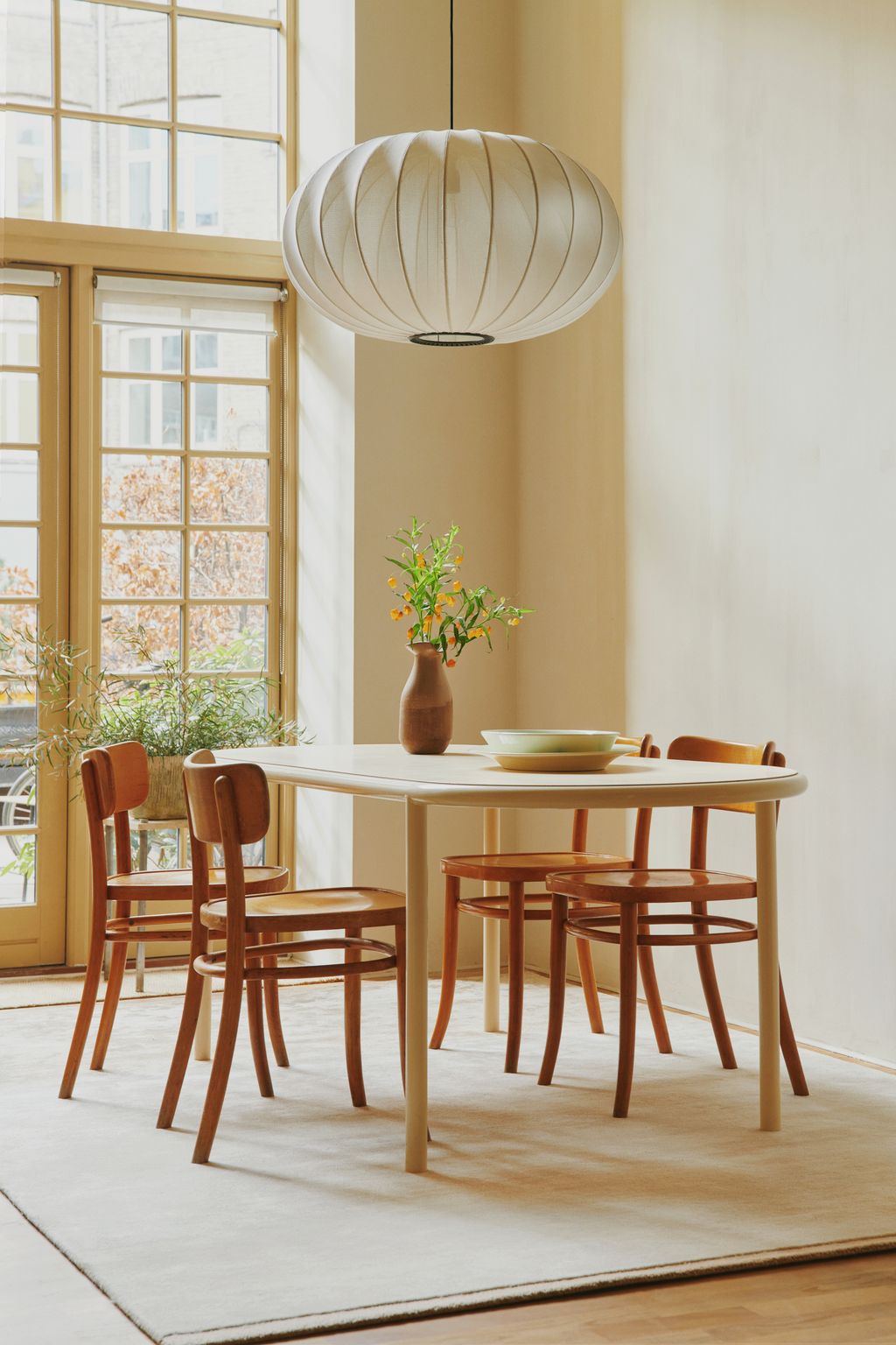 [product_category]-Made By Hand Knit Wit 75 Round Pendant Lamp, Maple Red-Made by Hand-5710780750136-KW75 MR-MAD-10