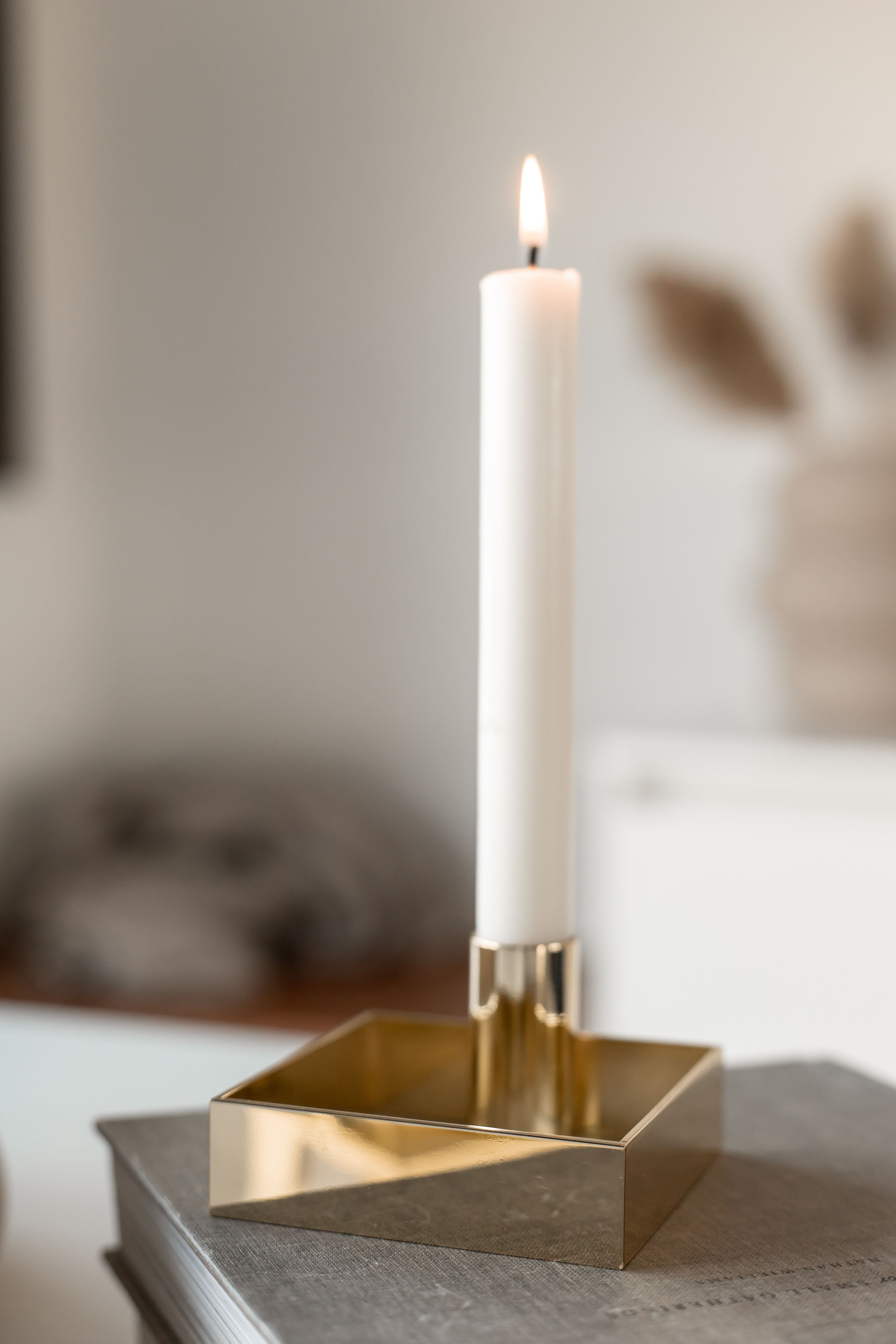 [product_category]-Malling Living Edge Candle Holder, Brushed Brass-Malling Living-0612520456900-800301-MAL-15