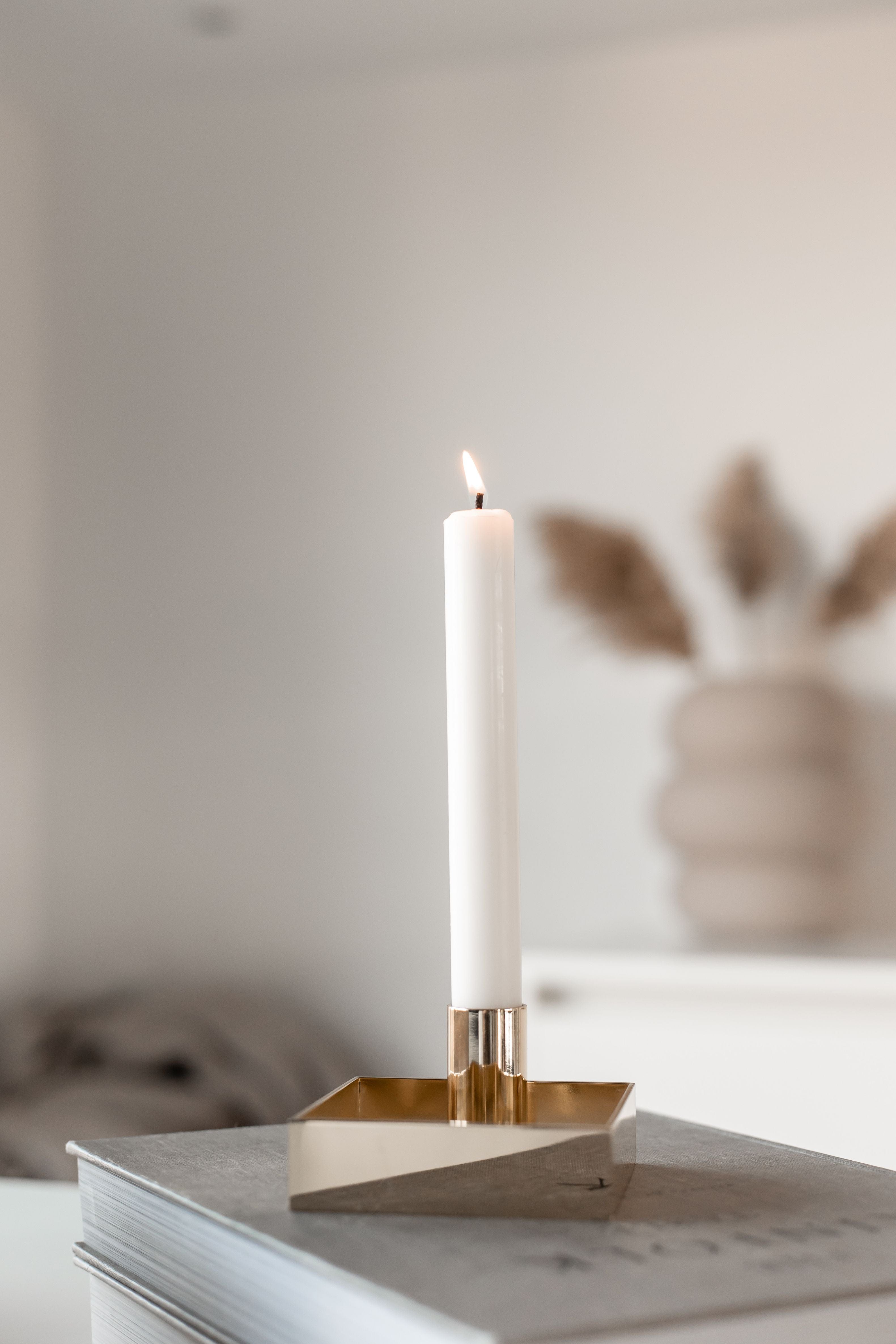 [product_category]-Malling Living Edge Candle Holder, Brushed Brass-Malling Living-0612520456900-800301-MAL-9