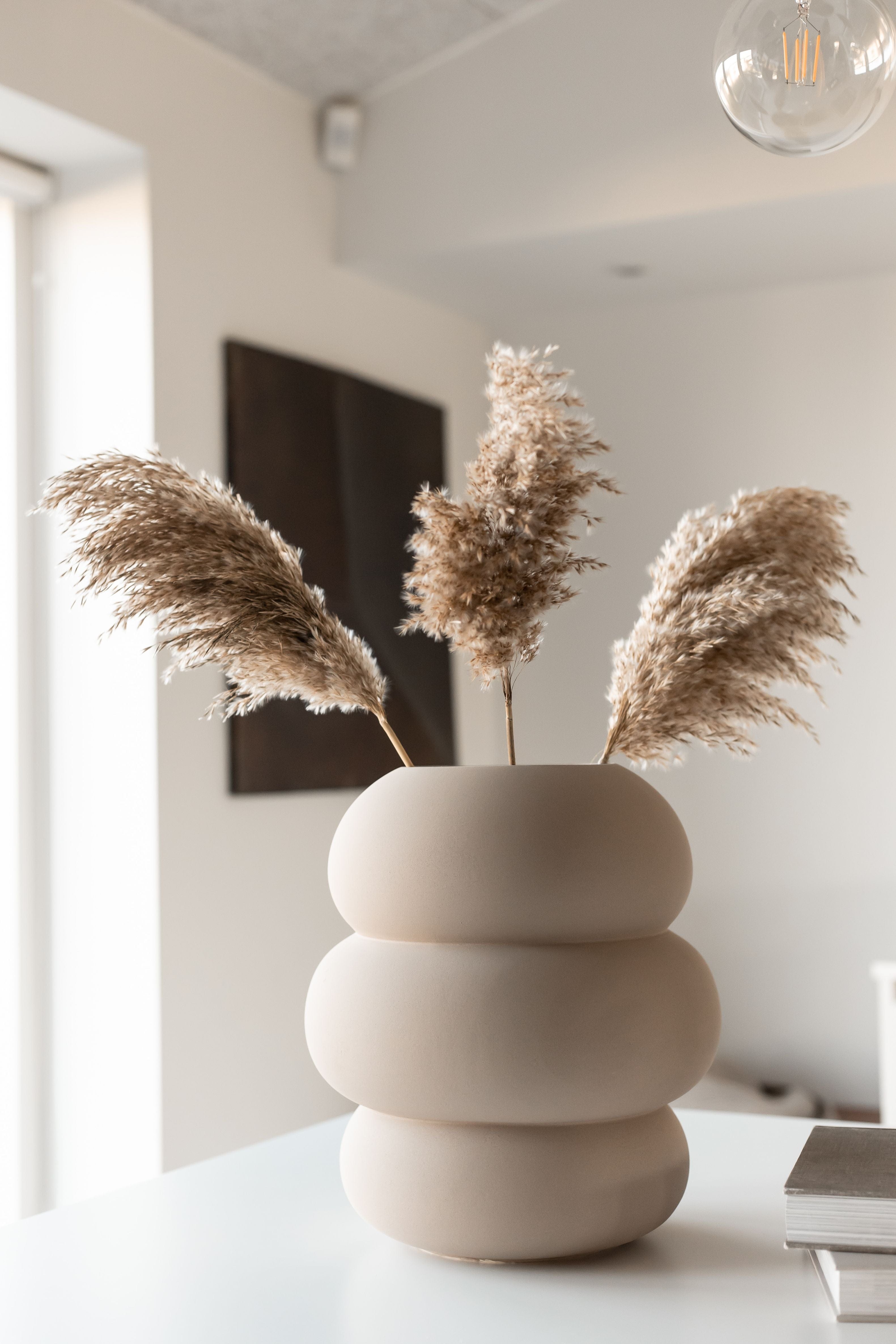 [product_category]-Malling Living Soft Shape Vase, Beige-Malling Living-0978020137962-800140-MAL-19