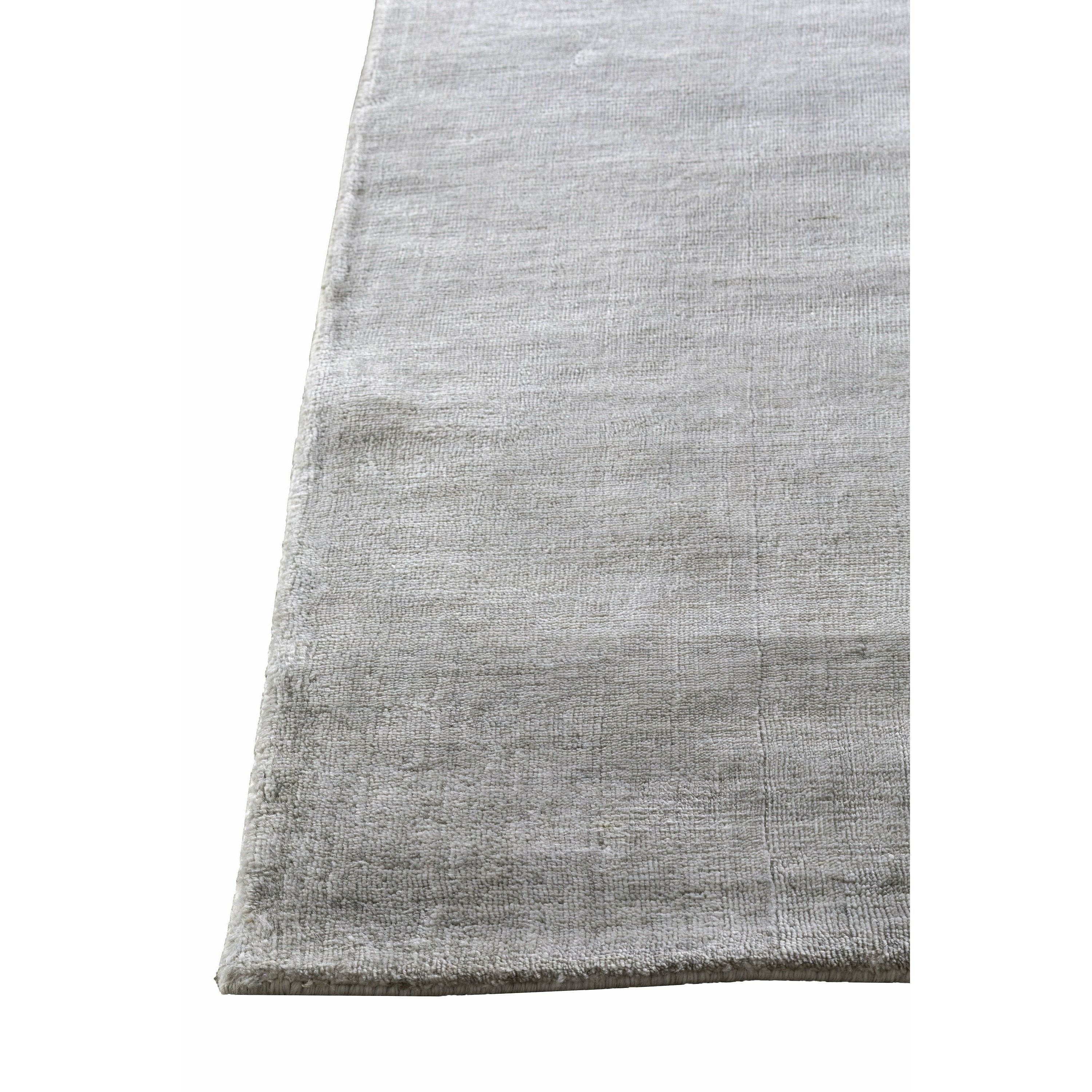 Alfombra de bambú de masasmo gris claro, 170x240 cm