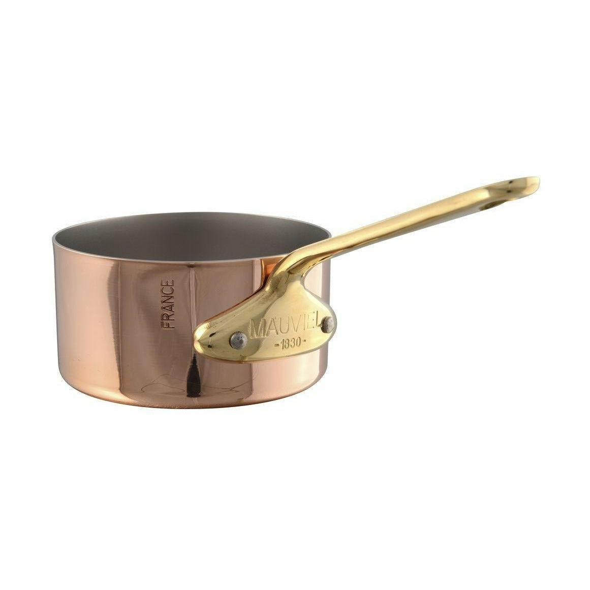 Mauviel Mini Sauce Pan 30cl Ø 9 cm, Kupfer/Messing