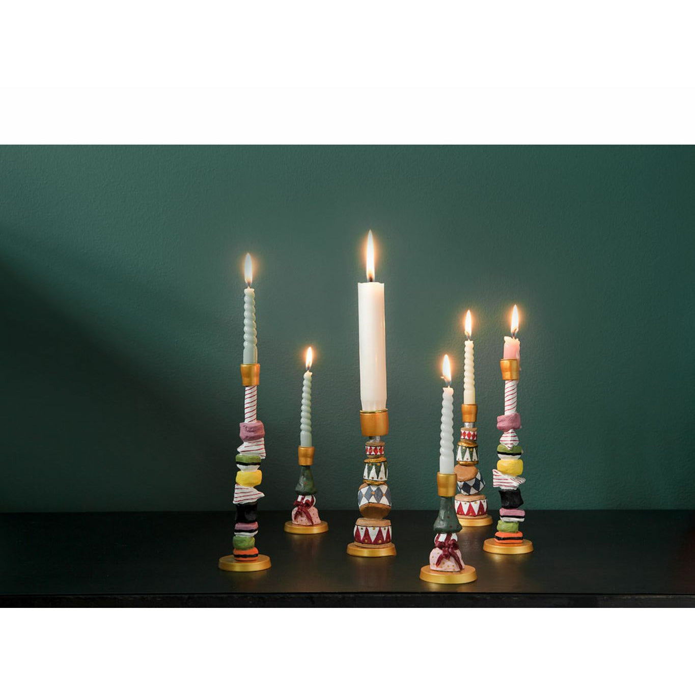 [product_category]-Medusa Copenhagen Drum Tower Candle Holder F/Thin Rod Candle-Medusa Copenhagen-5722000157113-15711-MED-5