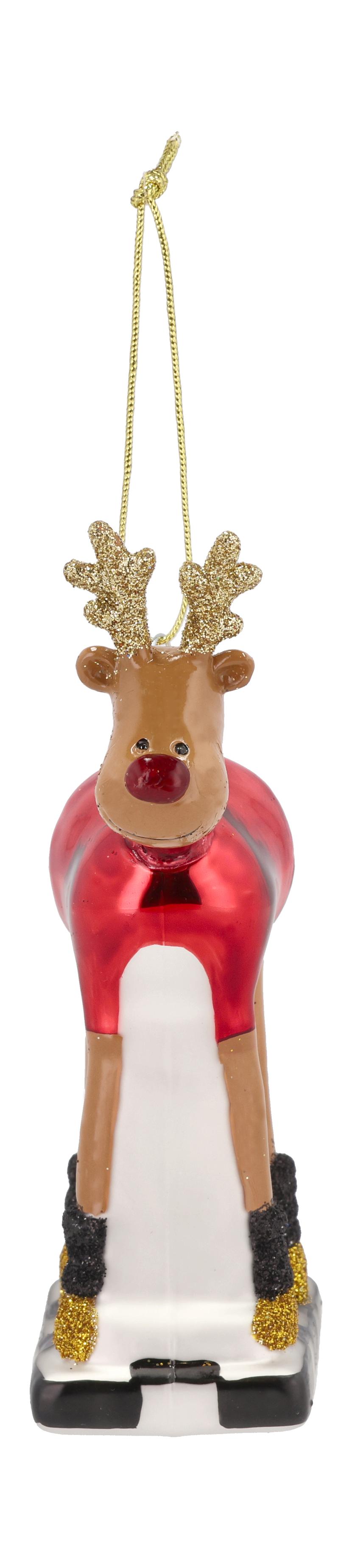 [product_category]-Medusa Copenhagen Rudolf Christmas Tree Bauble 13,2 Cm, Red-Medusa Copenhagen-5722000275633-27563-MED-1