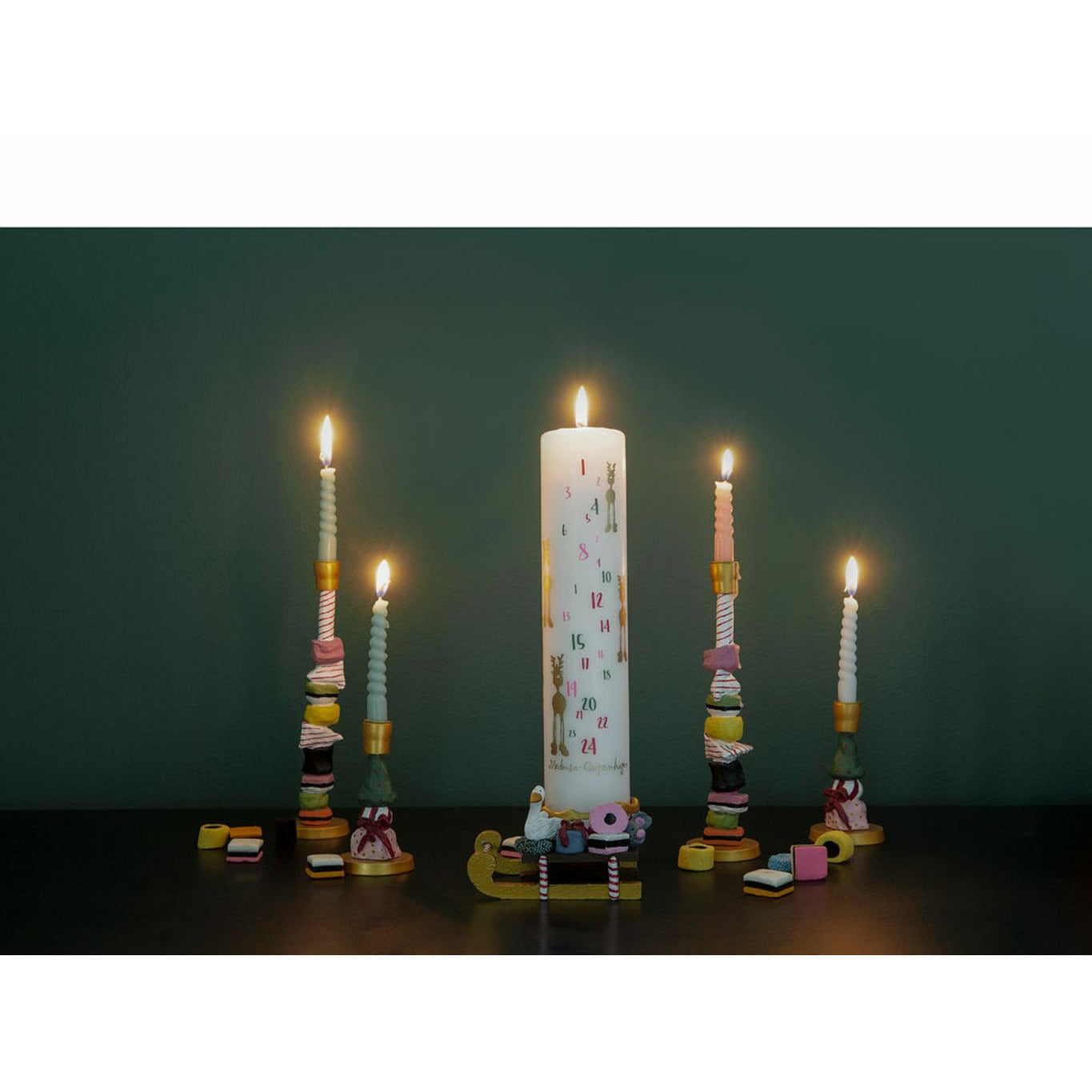 [product_category]-Medusa Copenhagen Sugar Cart Candle Holder F/Block Candles-Medusa Copenhagen-5722000157052-15705-MED-6