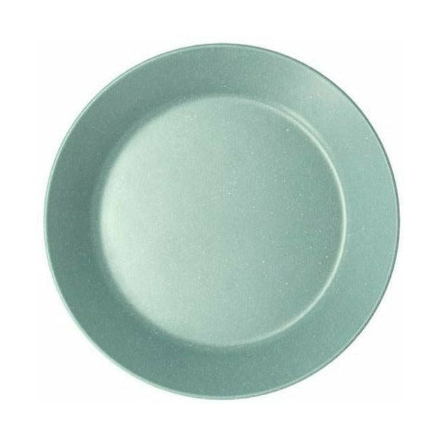 Assiette de soupe à la floraison mépale Ø 22 cm, vert galet