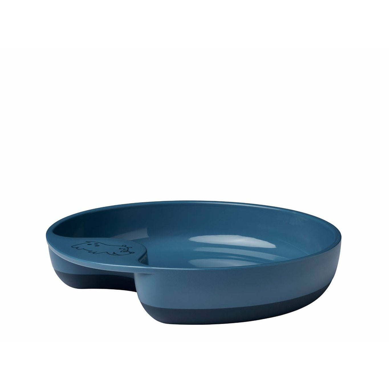 [product_category]-Mepal Mio Learning Plate, Dark Blue-Mepal-8711269993577-13741-MEP-2