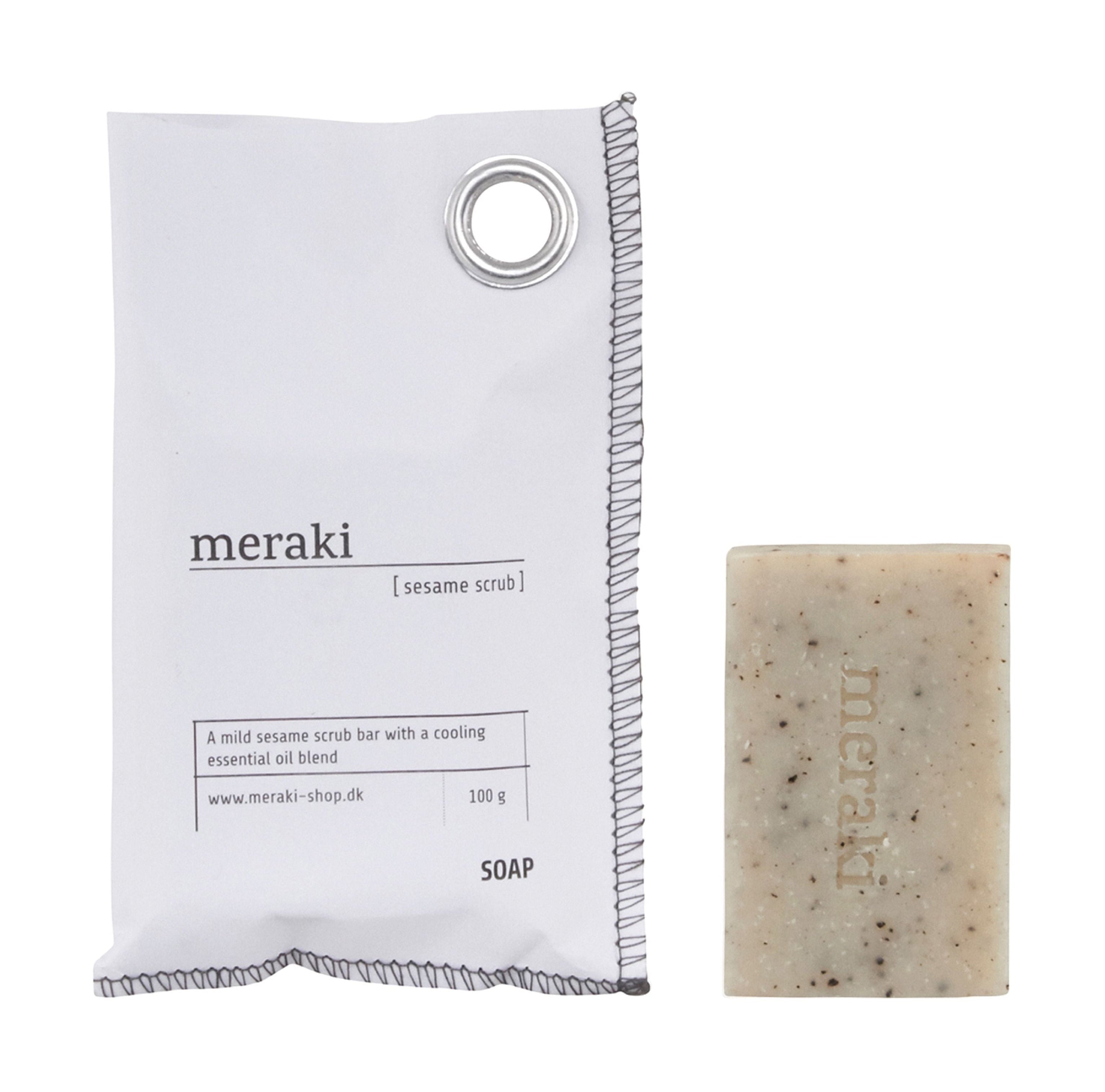 Meraki handtvål 100 g, sesamskrubb