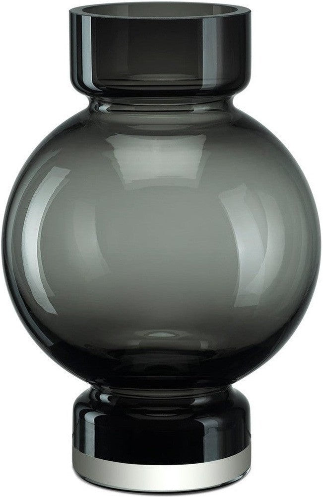 [product_category]-modern ball shaped luxury vase ORU25GR-Harlequin Poplar-ORU25GR-1