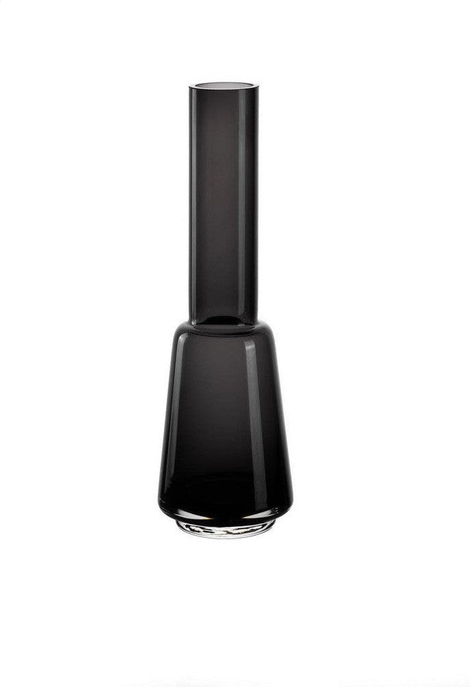 [product_category]-Modern retro design large vase, deep gray color, TYLER14GR-Harlequin Poplar-TYL14GR-1