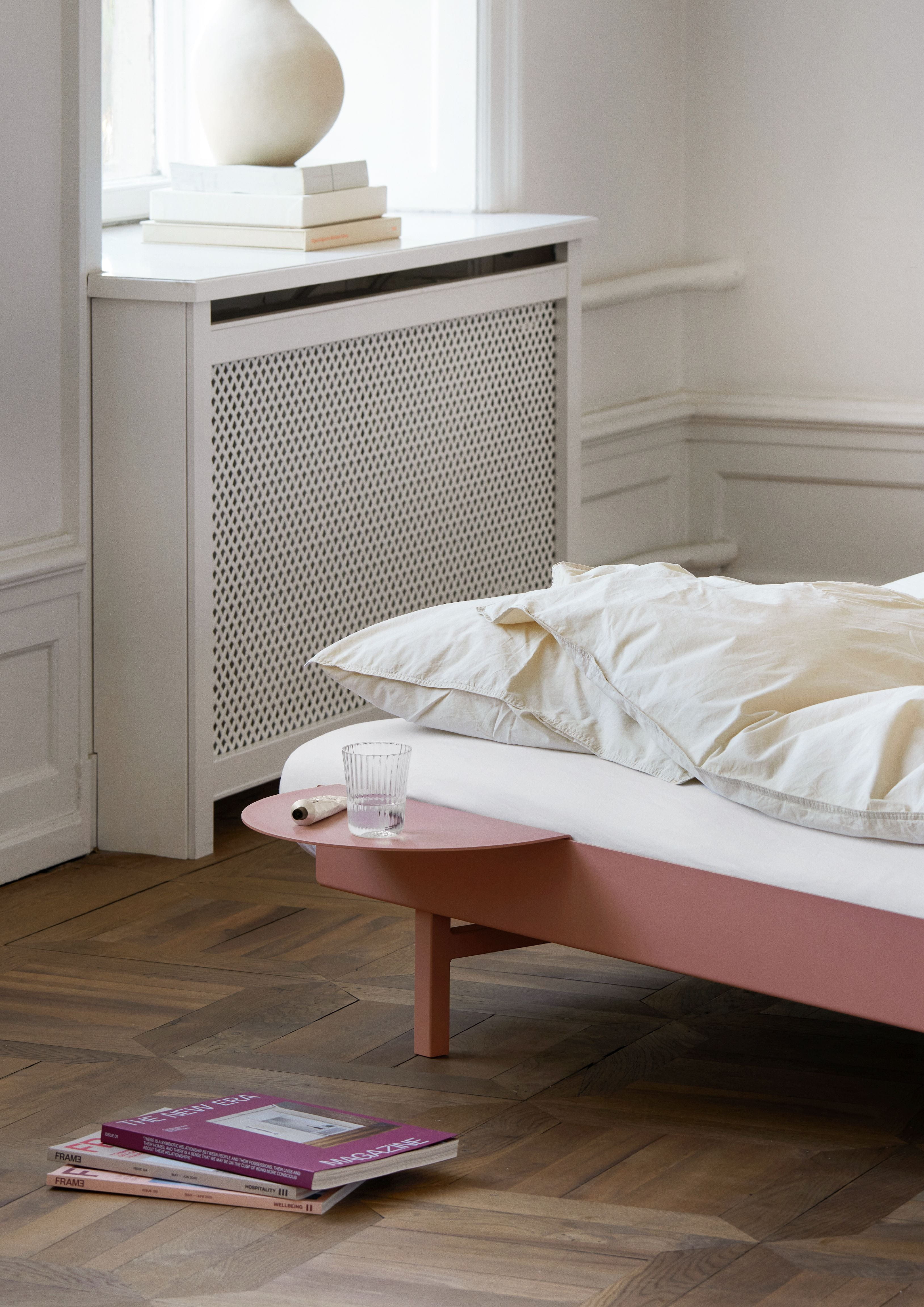 [product_category]-Moebe Bed With 1 Bedside Table 90 180 Cm, Dusty Rose-Moebe-5713520009495-BD90-1801XSTDR-MOE-8