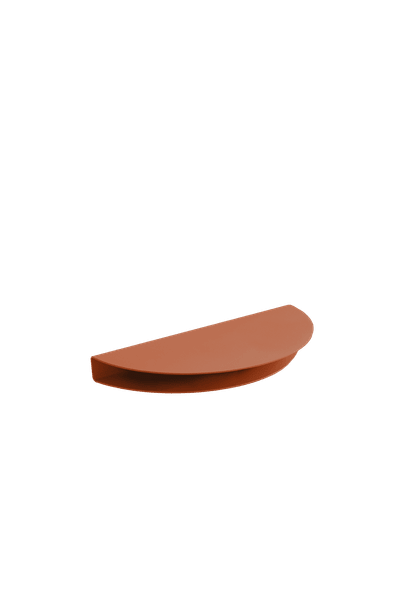 Moebe Half Moon Shelf 12x24 cm, terracotta