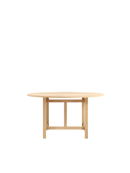 Table à manger ronde Moebe Ø130 cm, chêne