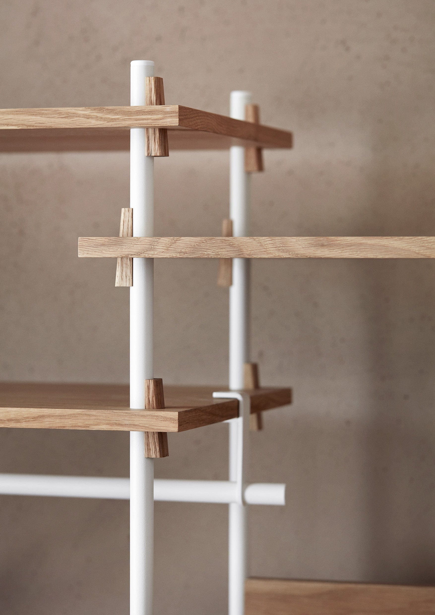 [product_category]-Moebe Shelving System S.200.2.A, Oak/White-Moebe-5713520007989-S.200.2.A.OA.WH-MOE-34
