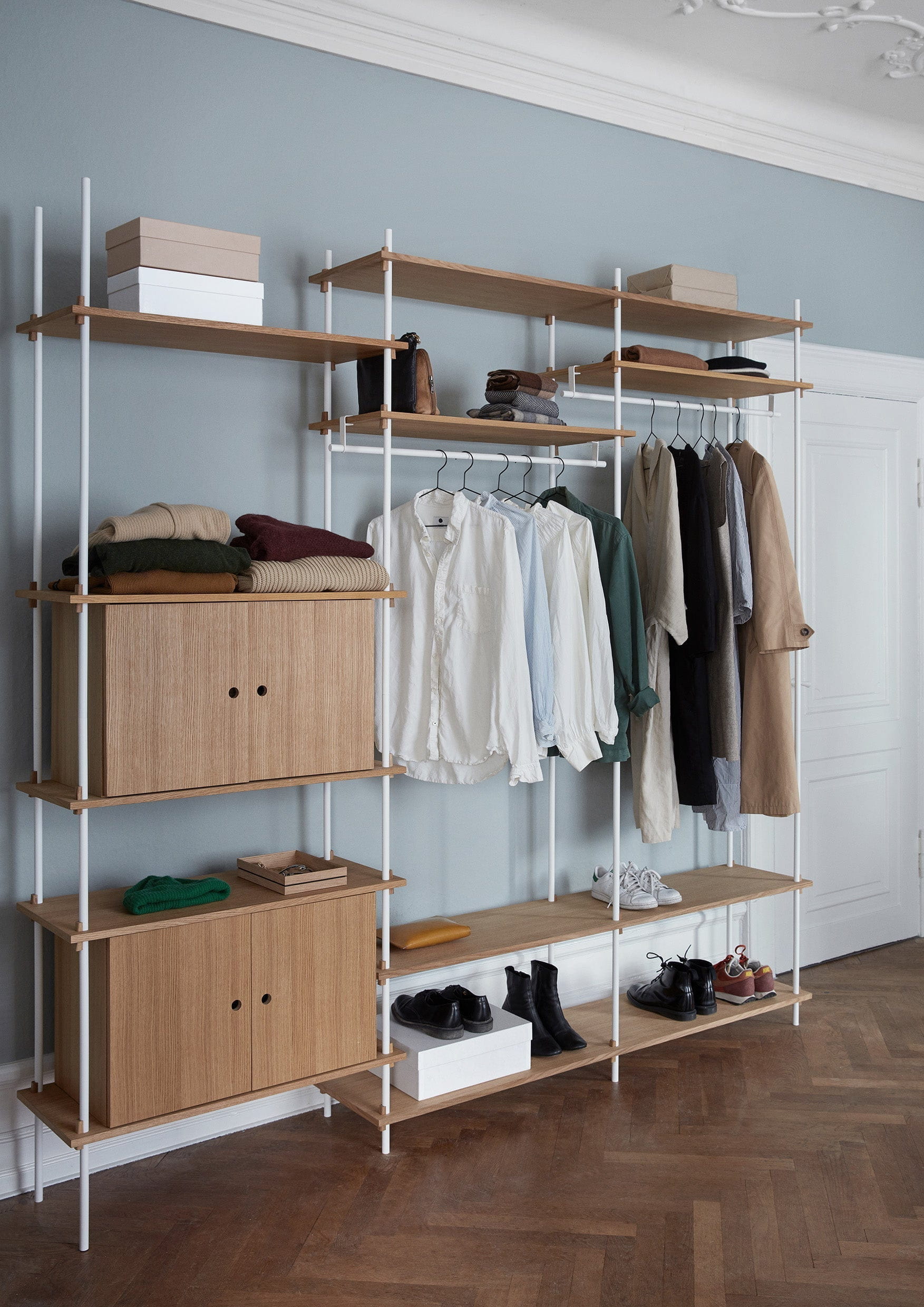 [product_category]-Moebe Shelving System S.200.2.B, Oak/White-Moebe-5713520007996-S.200.2.B.OA.WH-MOE-19