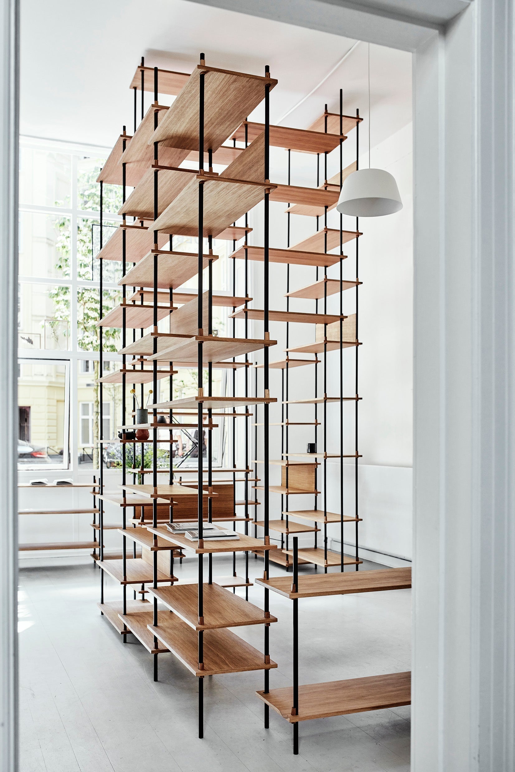 [product_category]-Moebe Shelving System S.200.2.G, Oak/Black-Moebe-5713520005695-S.200.2.G.OA.BL-MOE-68