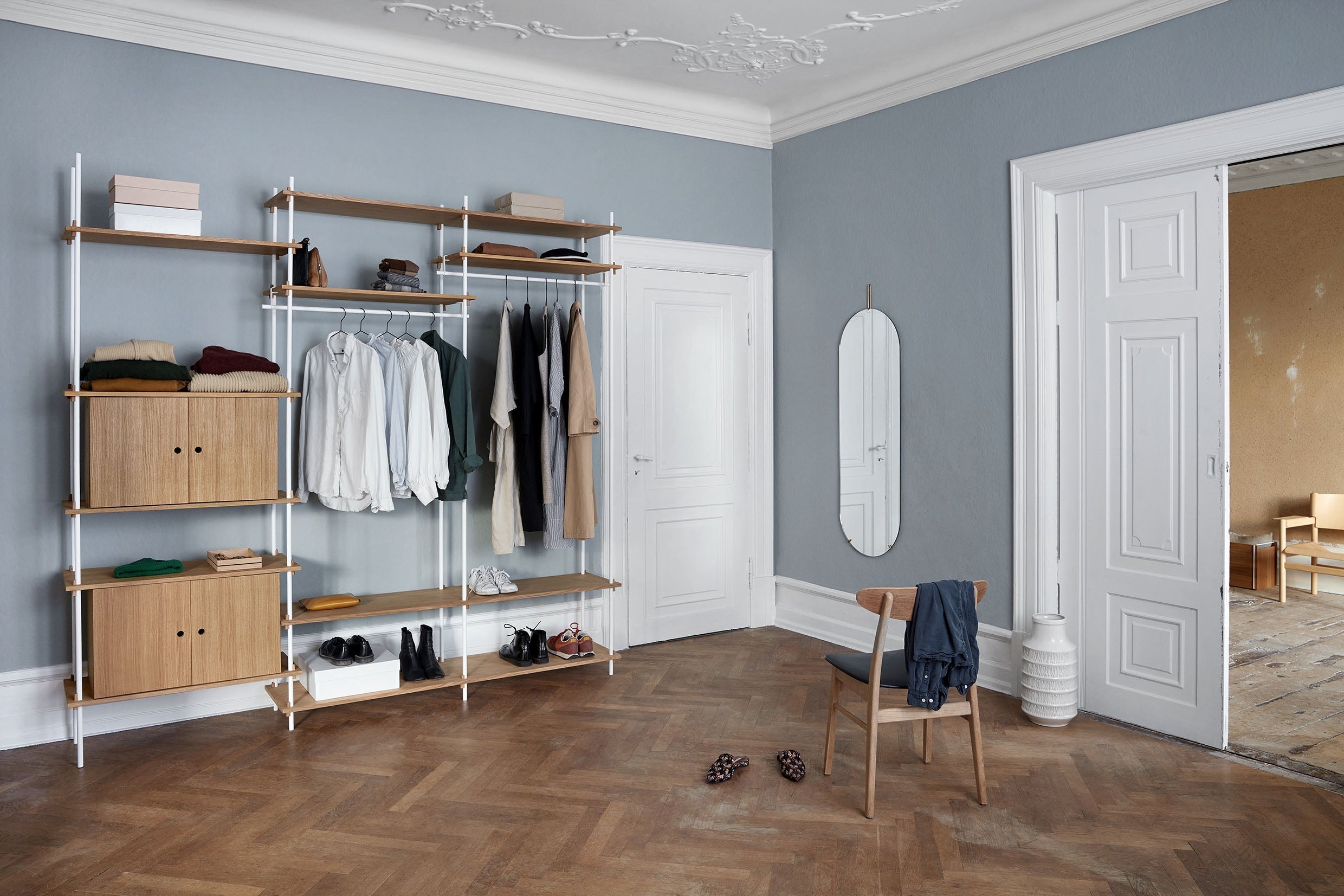 [product_category]-Moebe Shelving System S.255.2.B, Oak/White-Moebe-5713520008061-S.255.2.B.OA.WH-MOE-52