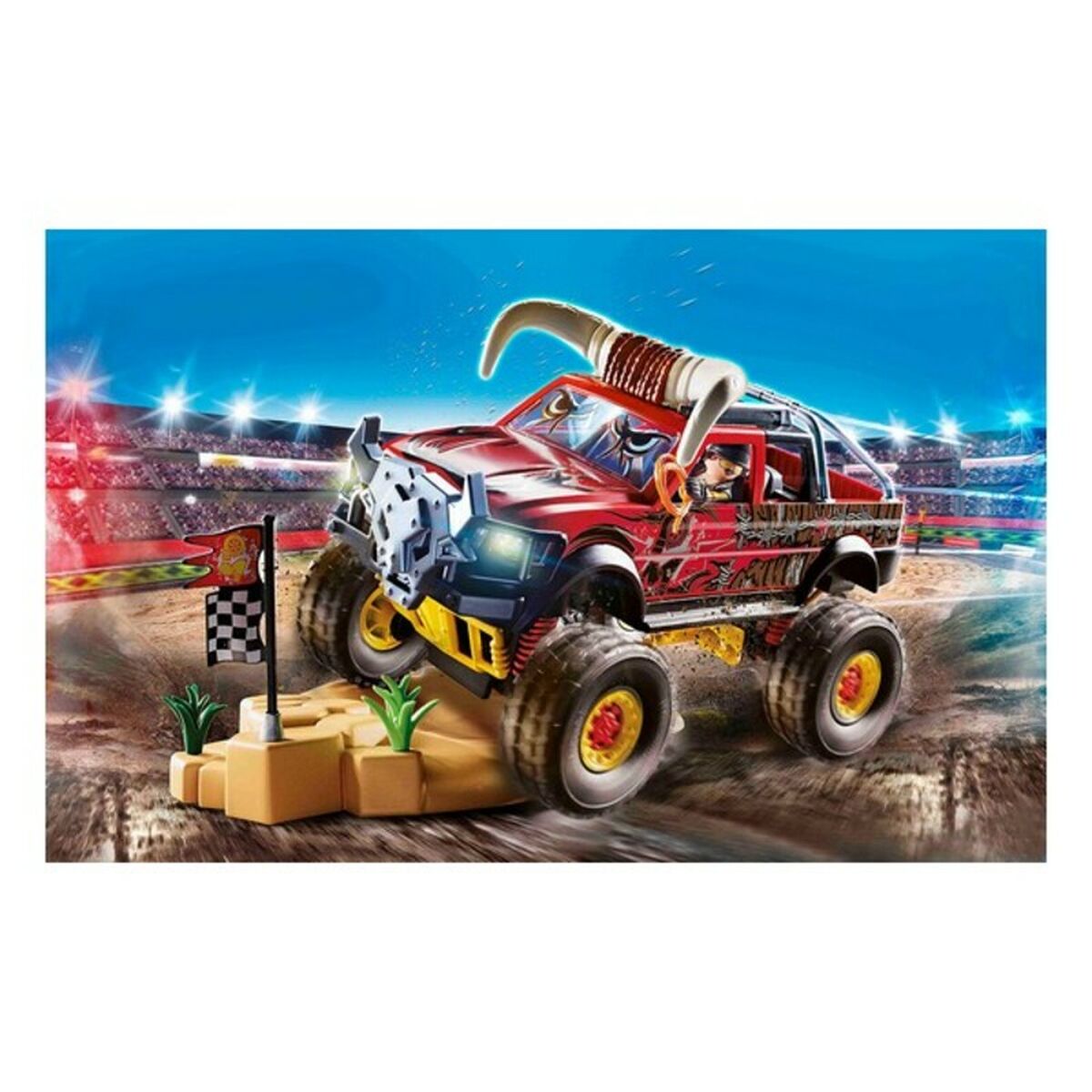[product_category]-Monster Truck Horned Playmobil 70549 (57 pcs)-Playmobil-S7122830-12