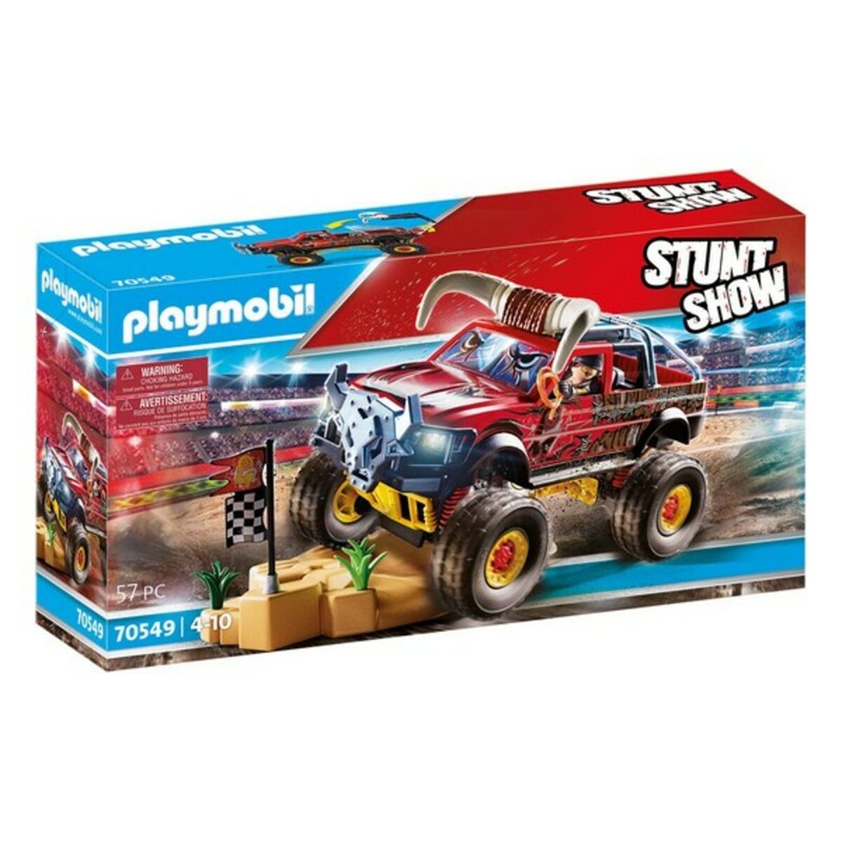 [product_category]-Monster Truck Horned Playmobil 70549 (57 pcs)-Playmobil-S7122830-2