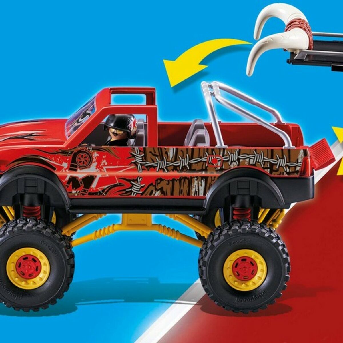 [product_category]-Monster Truck Horned Playmobil 70549 (57 pcs)-Playmobil-S7122830-4