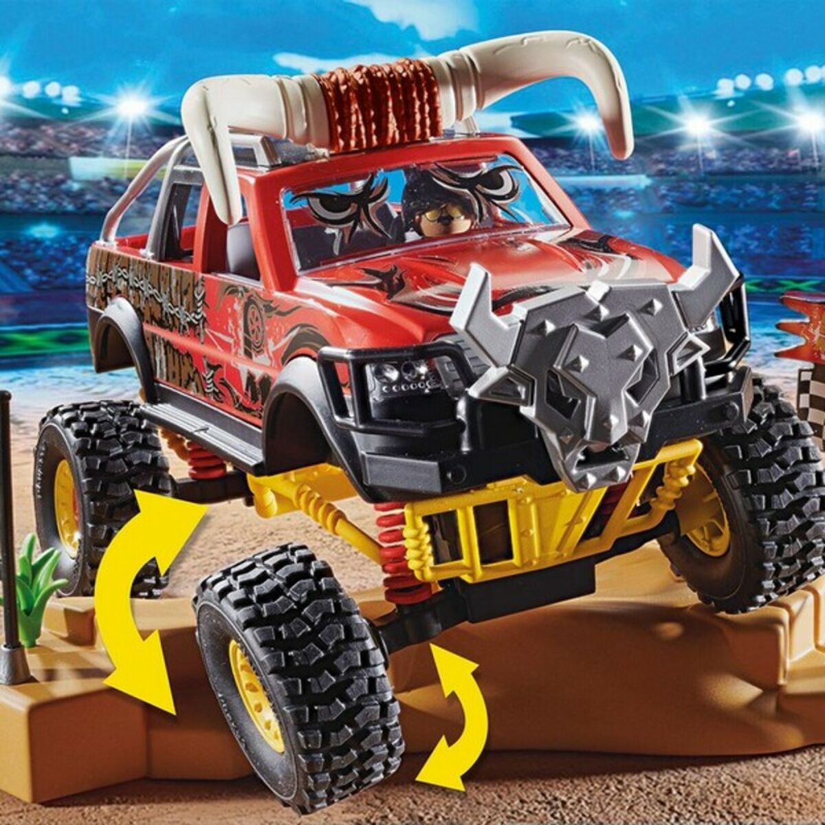 [product_category]-Monster Truck Horned Playmobil 70549 (57 pcs)-Playmobil-S7122830-7