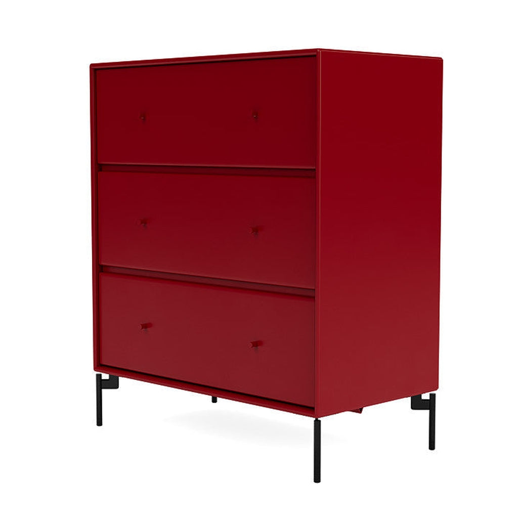 [product_category]-Montana Carry Dresser With Legs, Beetroot/Black-Montana Furniture-5714322379526-000CARRY-165-03-MON-1