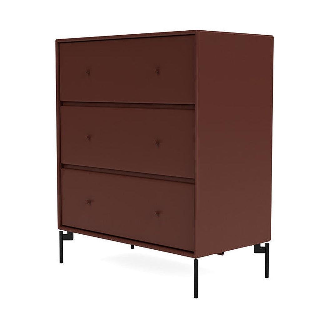 [product_category]-Montana Carry Dresser With Legs, Masala/Black-Montana Furniture-5714322378727-000CARRY-155-03-MON-1