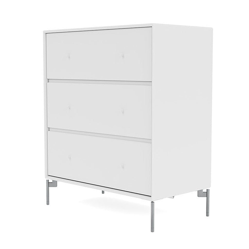 [product_category]-Montana Carry Dresser With Legs, Snow White/Matt Chrome-Montana Furniture-5714322379724-000CARRY-38-01-MON-1