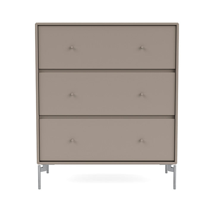 [product_category]-Montana Carry Dresser With Legs, Truffle/Matt Chrome-Montana Furniture-5714322377775-000CARRY-141-01-MON-2