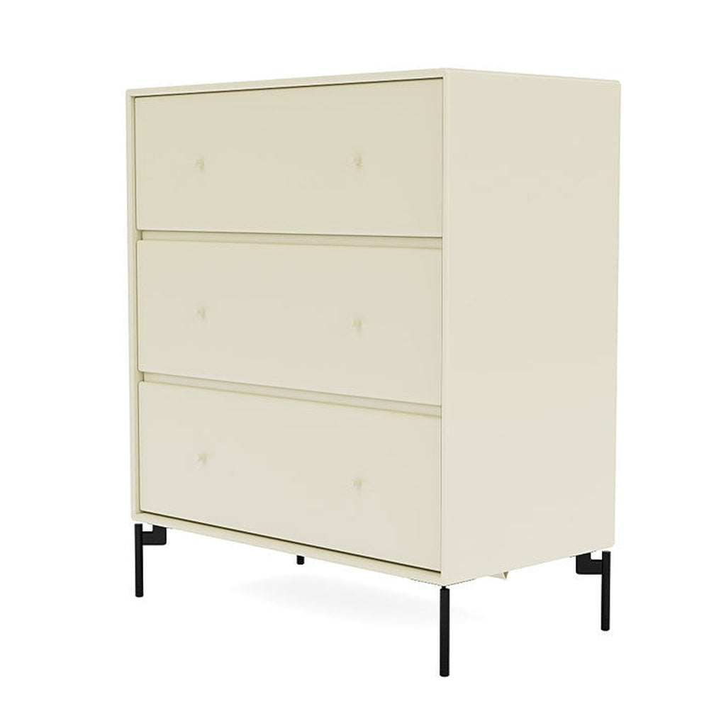 [product_category]-Montana Carry Dresser With Legs, Vanilla/Black-Montana Furniture-5714322202602-000CARRY-150-03-MON-1