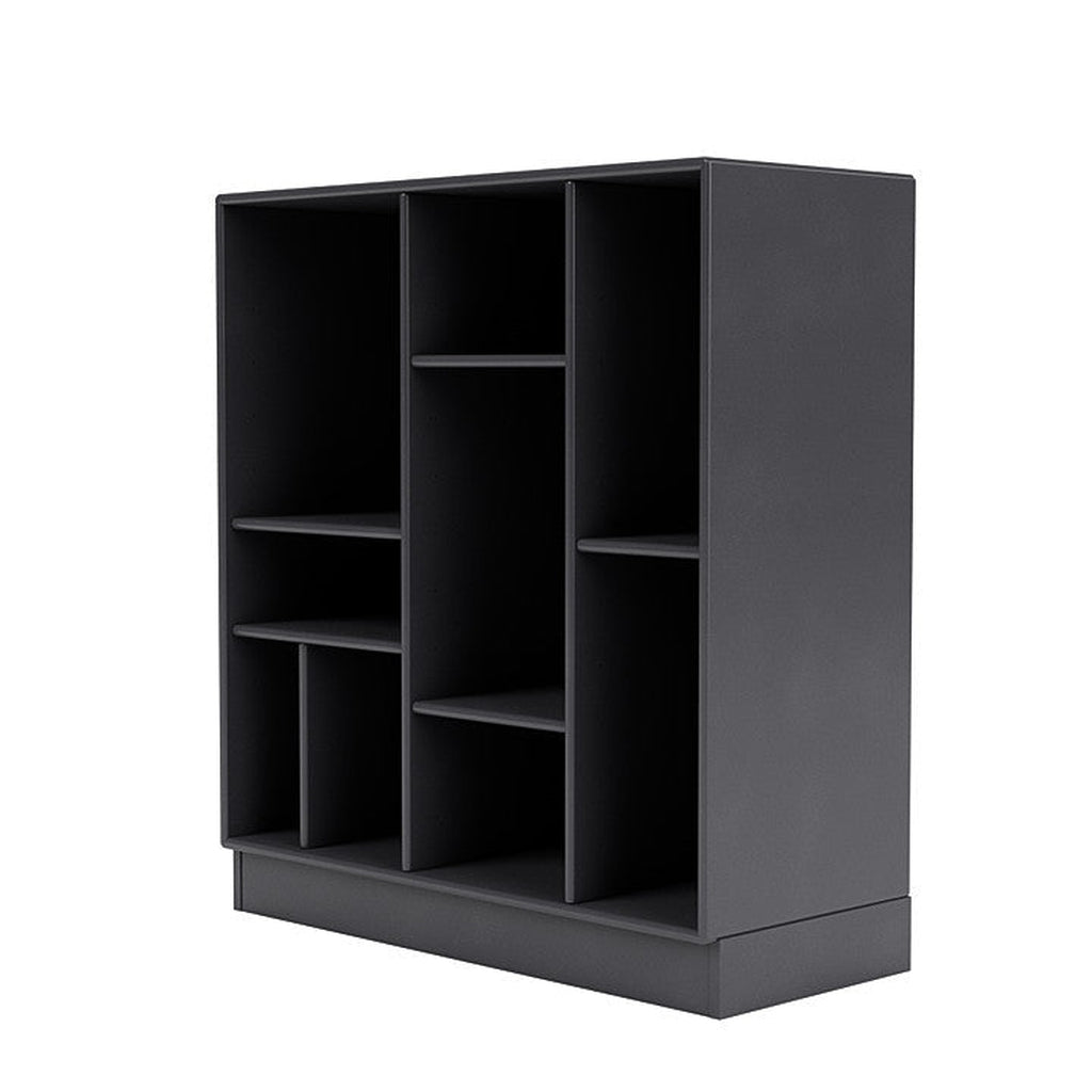 [product_category]-Montana Compile Decorative Shelf With 7 Cm Plinth, Carbon Black-Montana Furniture-5714322599115-0COMPILE-36-07-MON-1