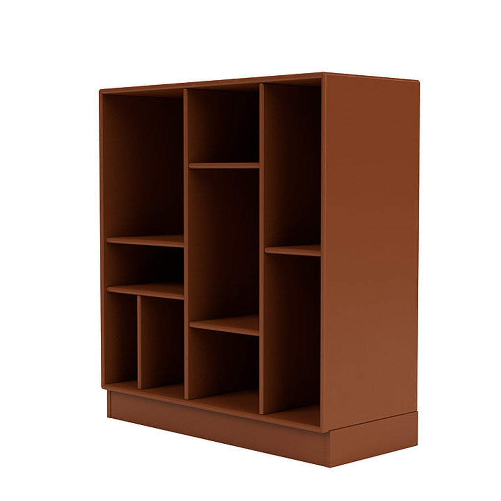[product_category]-Montana Compile Decorative Shelf With 7 Cm Plinth, Hazelnut Brown-Montana Furniture-5714322597630-0COMPILE-146-07-MON-1