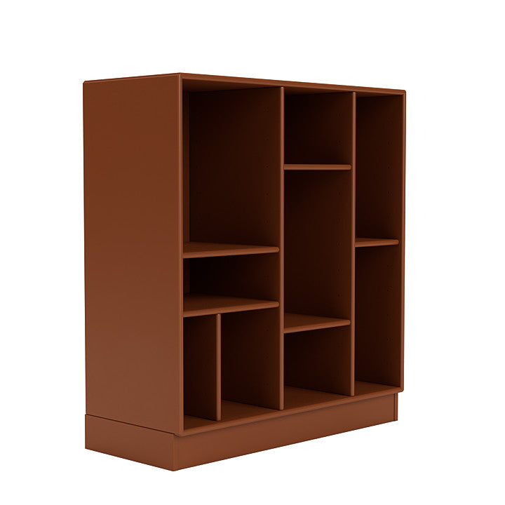 [product_category]-Montana Compile Decorative Shelf With 7 Cm Plinth, Hazelnut Brown-Montana Furniture-5714322597630-0COMPILE-146-07-MON-3
