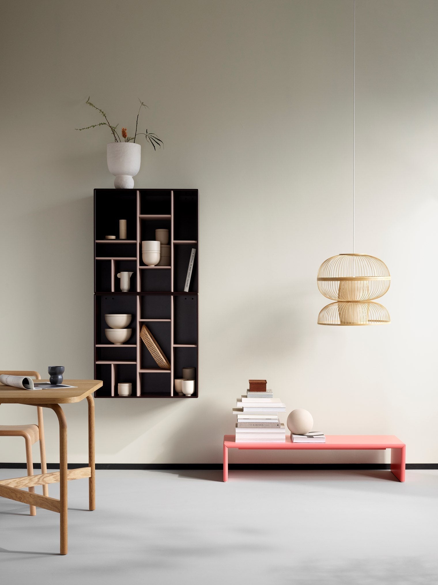 [product_category]-Montana Compile Decorative Shelf With Legs, Beetroot/Black-Montana Furniture-5714322598910-0COMPILE-165-03-MON-8