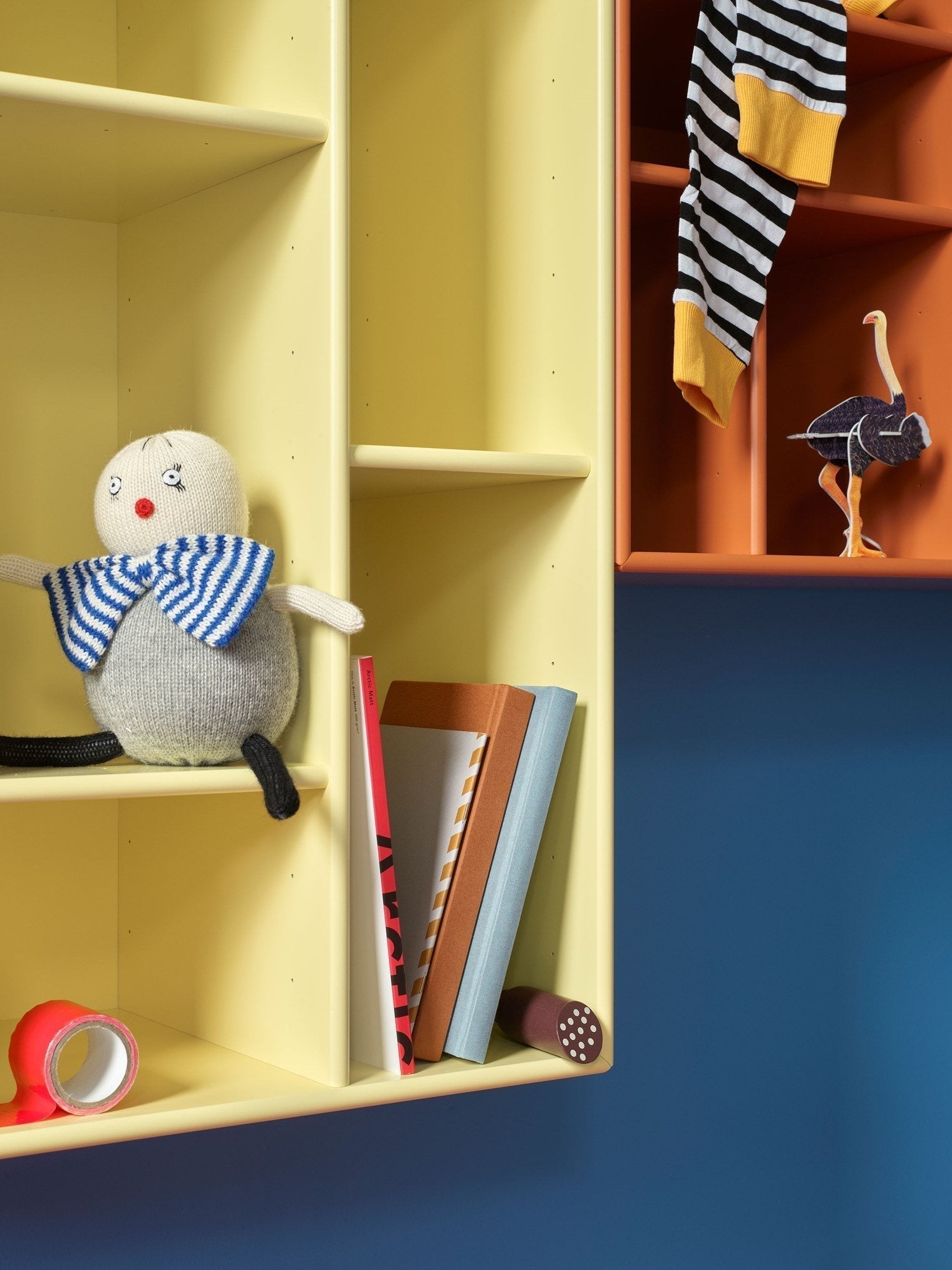 [product_category]-Montana Compile Decorative Shelf With Legs, Mist/Snow White-Montana Furniture-5714322598590-0COMPILE-161-02-MON-5