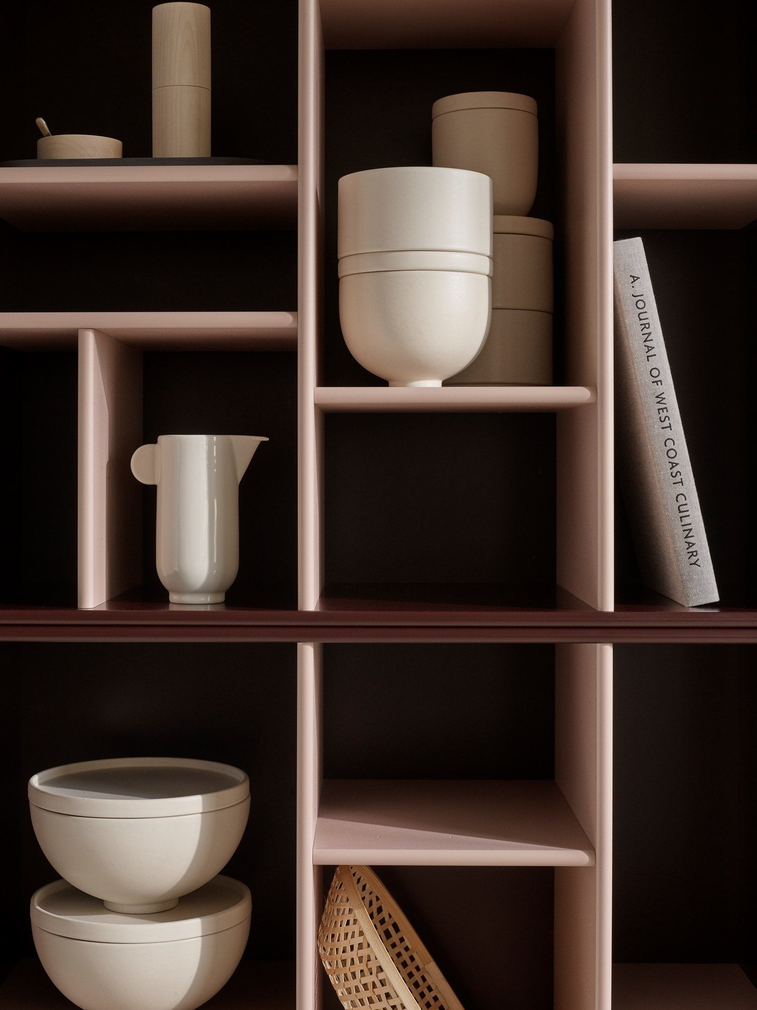 [product_category]-Montana Compile Decorative Shelf With Legs, Mist/Snow White-Montana Furniture-5714322598590-0COMPILE-161-02-MON-9