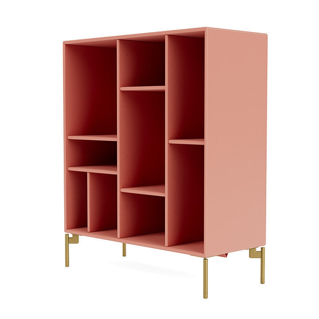 [product_category]-Montana Compile Decorative Shelf With Legs, Rhubarb/Brass-Montana Furniture-5714322597951-0COMPILE-151-09-MON-1