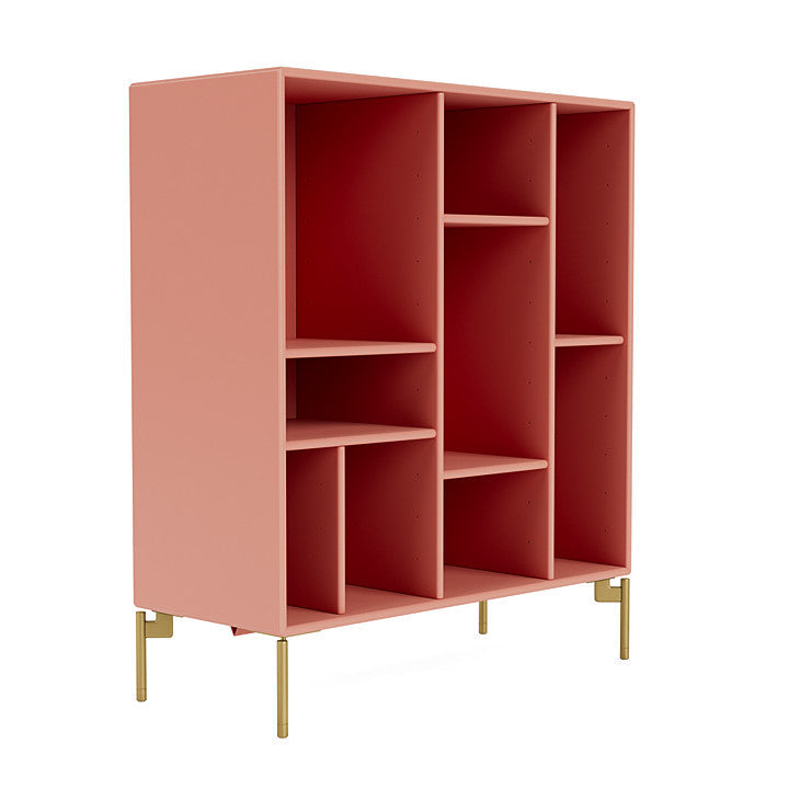 [product_category]-Montana Compile Decorative Shelf With Legs, Rhubarb/Brass-Montana Furniture-5714322597951-0COMPILE-151-09-MON-3