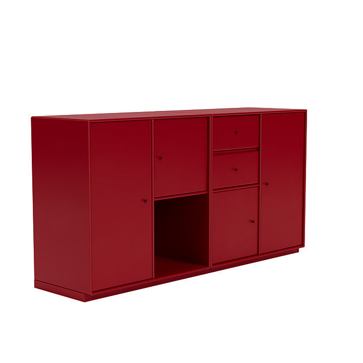 [product_category]-Montana Couple Sideboard With 3 Cm Plinth, Beetroot Red-Montana Furniture-5714322615396-00COUPLE-165-06-MON-3