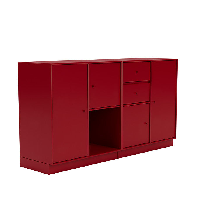 [product_category]-Montana Couple Sideboard With 7 Cm Plinth, Beetroot Red-Montana Furniture-5714322615402-00COUPLE-165-07-MON-3